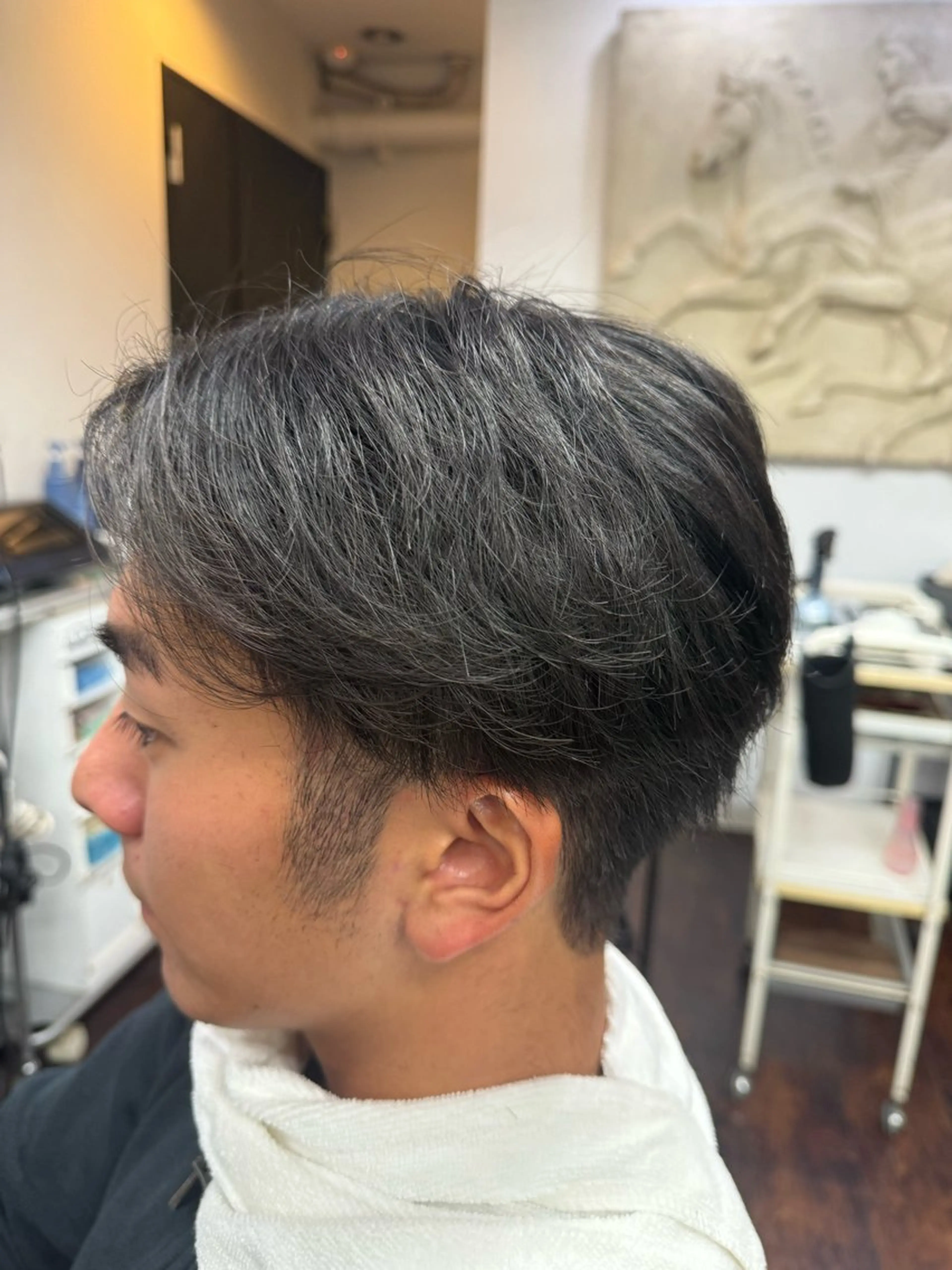 メンズ メンズパーマ カット soin by posh所属・大木 悠史のヘアスタイル