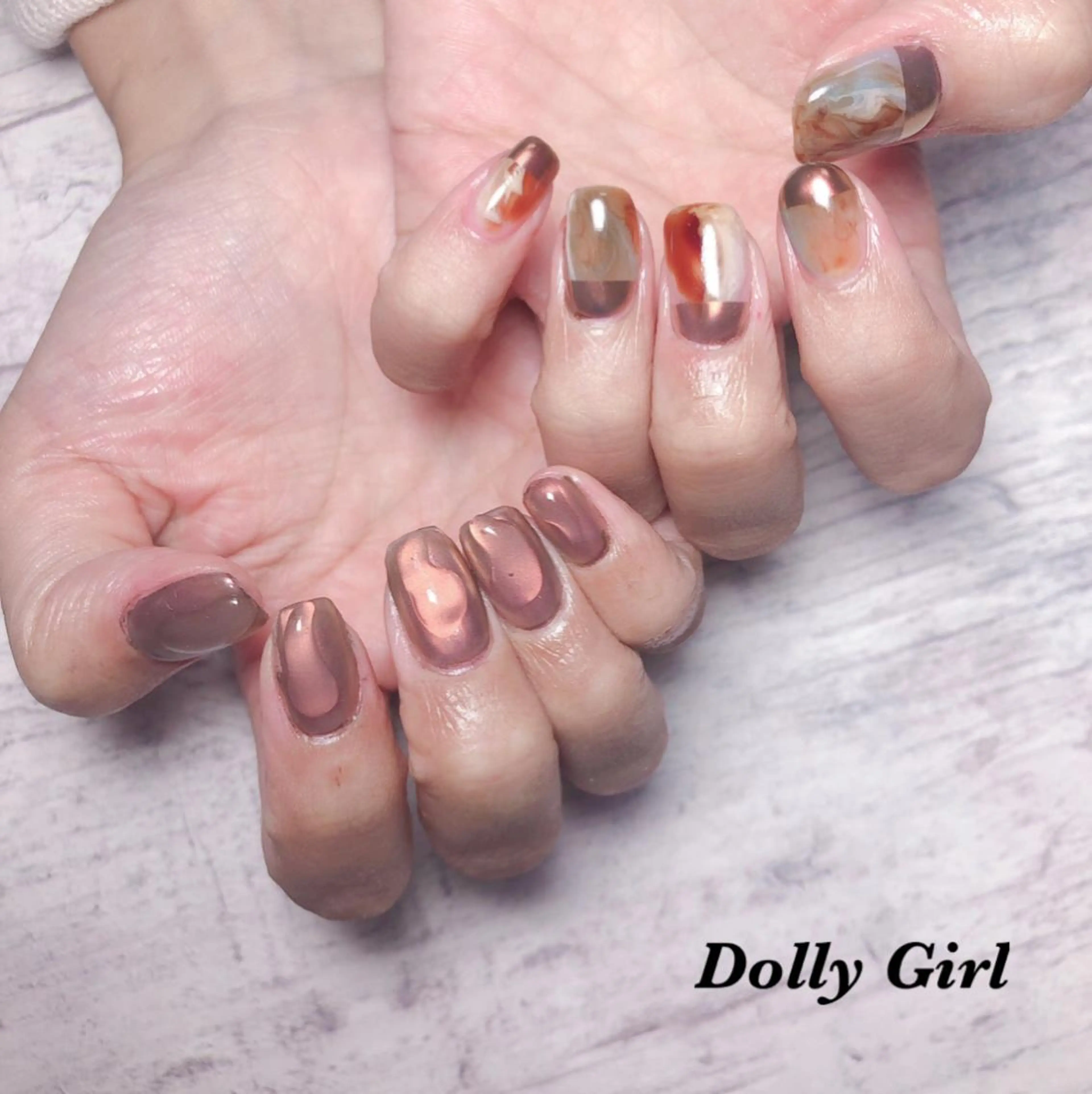 ネイル 個室ネイルサロンDolly  Girl〜ドーリーガール〜所属・DollyGirl KYOKOのネイルデザイン