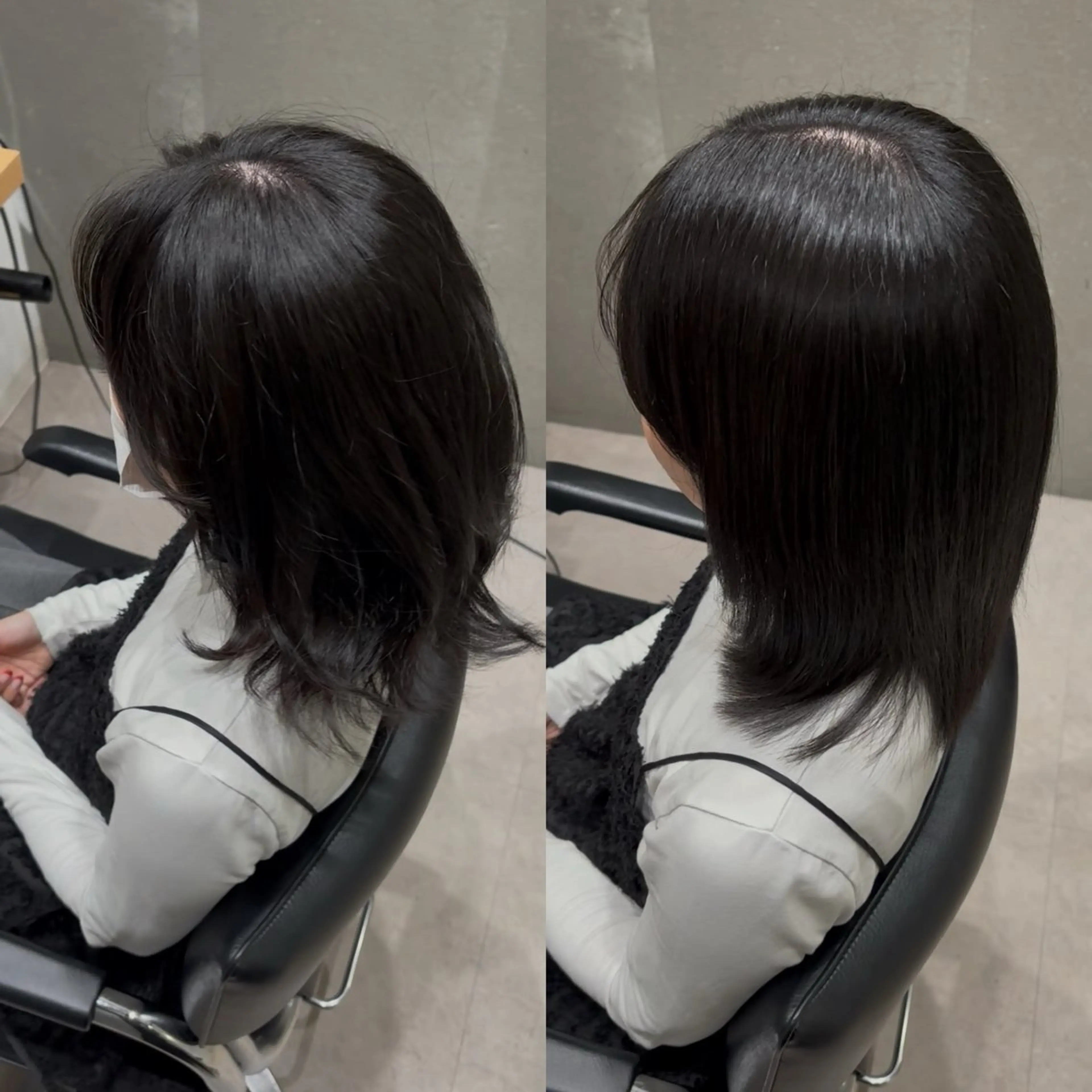 セミロング 髪質改善 トリートメント トリートメント 髪質改善ヘアケア 艶髪特化/上田のヘアスタイル