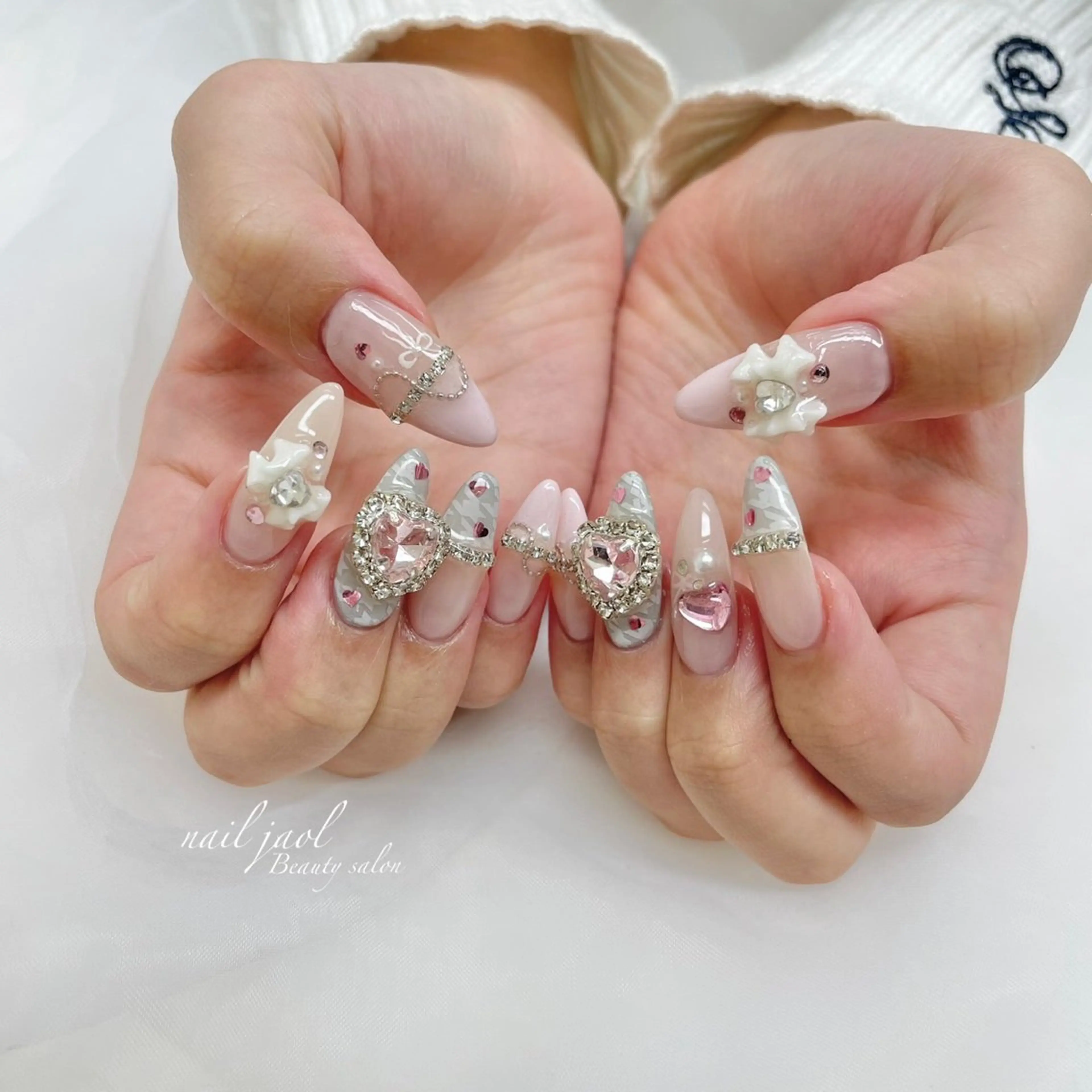 ロング 韓国風ヘア nail jaol池袋店所属・ネイルJaol 池袋のネイルデザイン