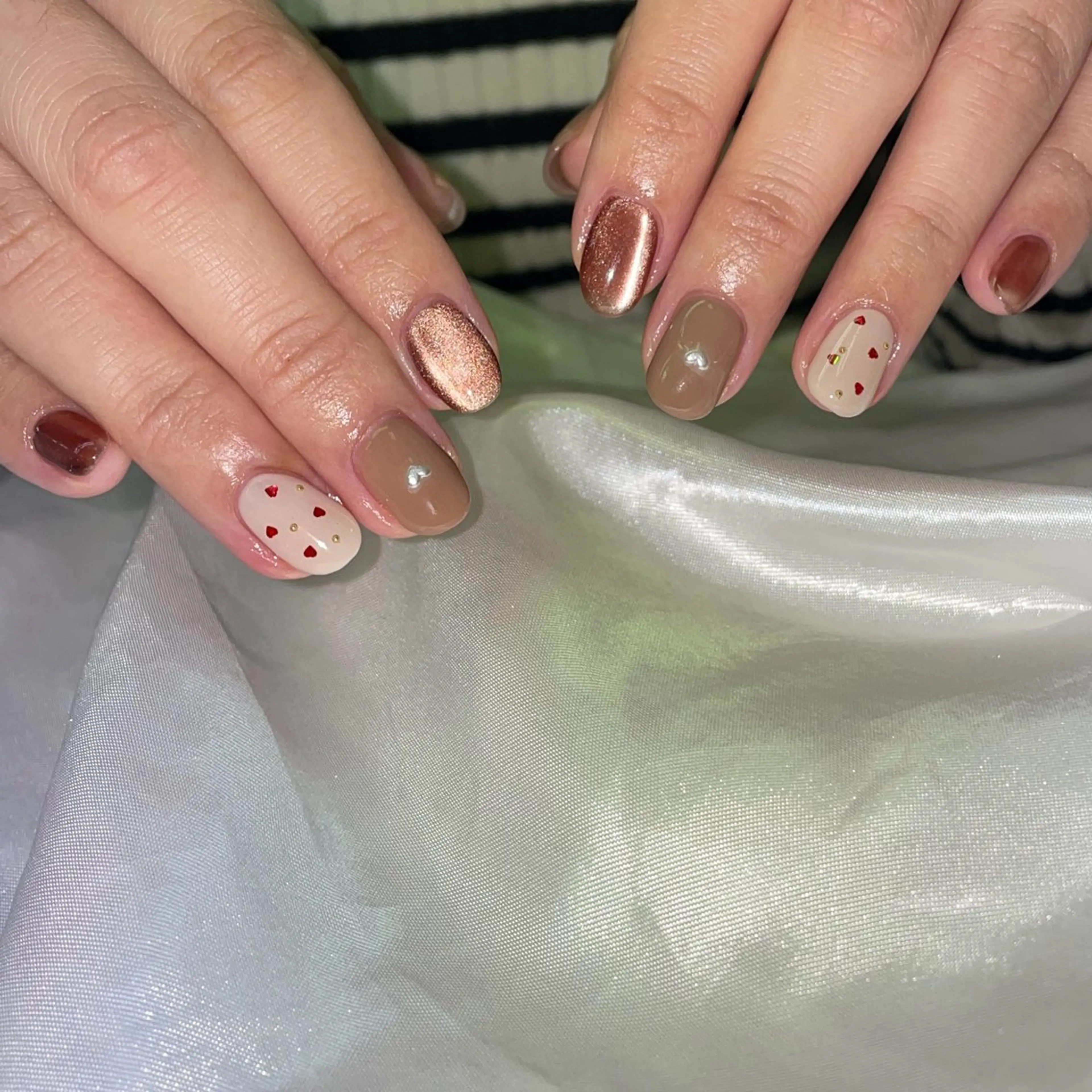 ネイル バレンタイン 友井川 綾華のネイルデザイン