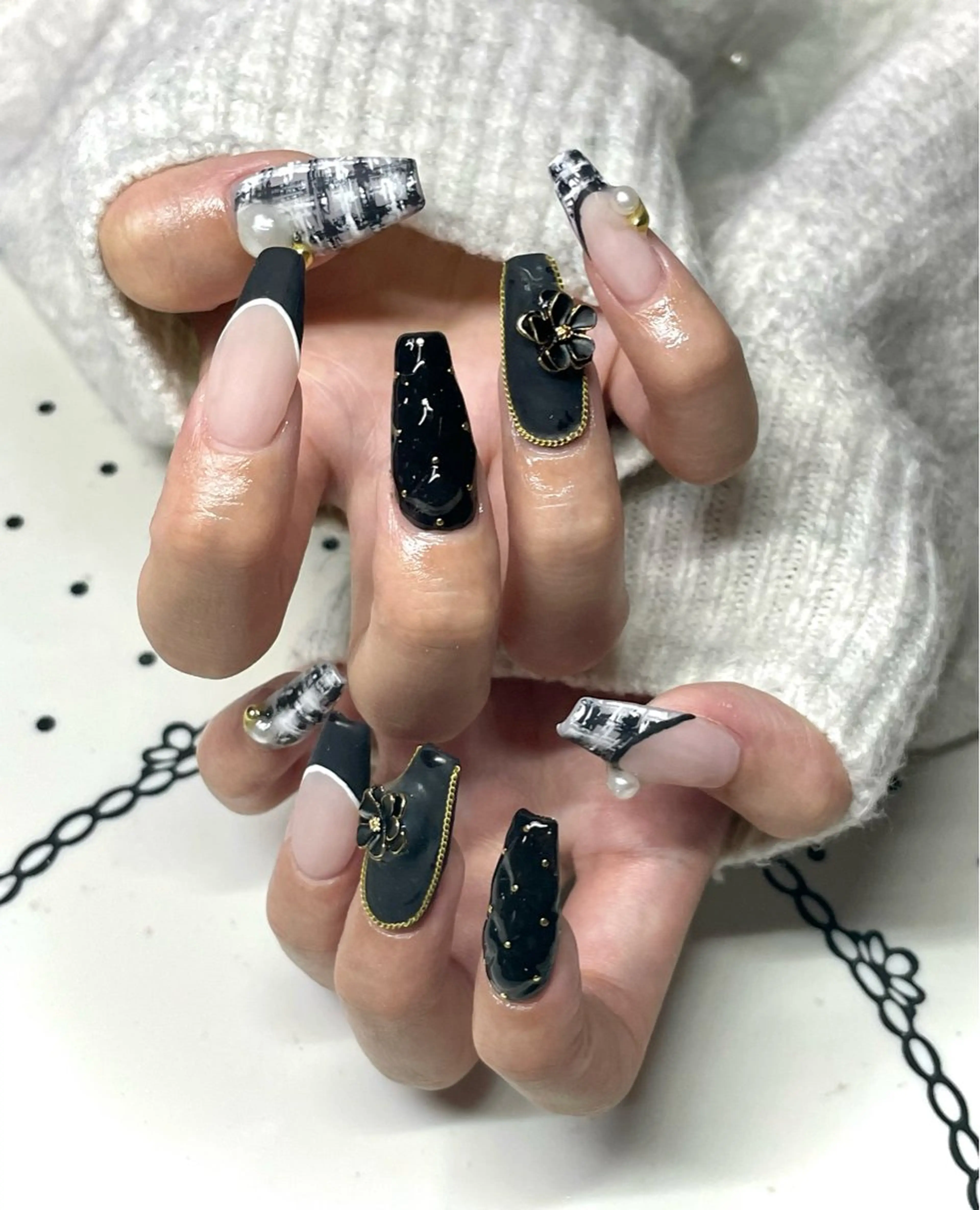 ネイル 持ち込み ハンドネイル nailsalon sugarr所属・nailist cocoのネイルデザイン