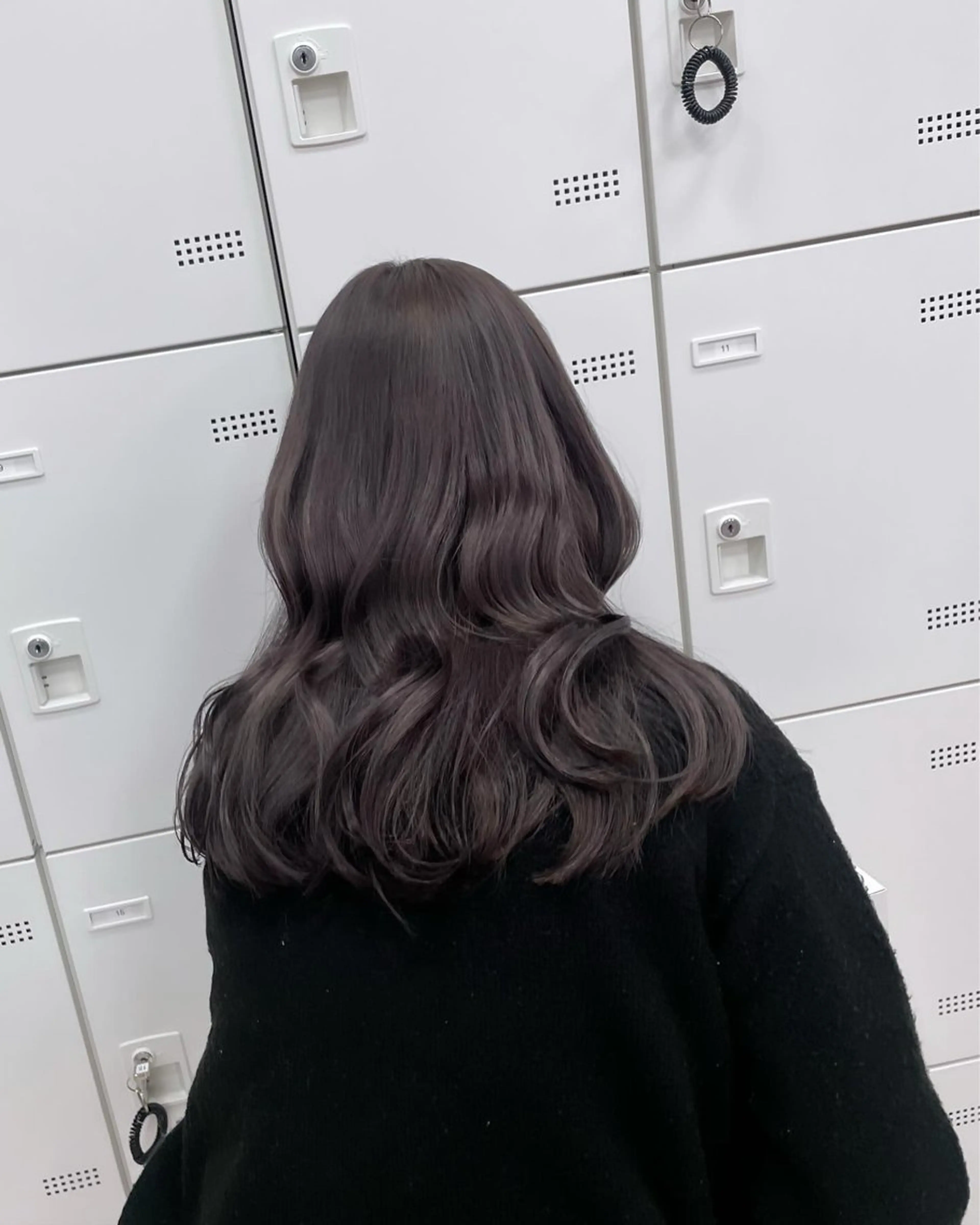 セミロング カラー 🤍韓国トレンド ヘア🤍miku🤍のヘアスタイル