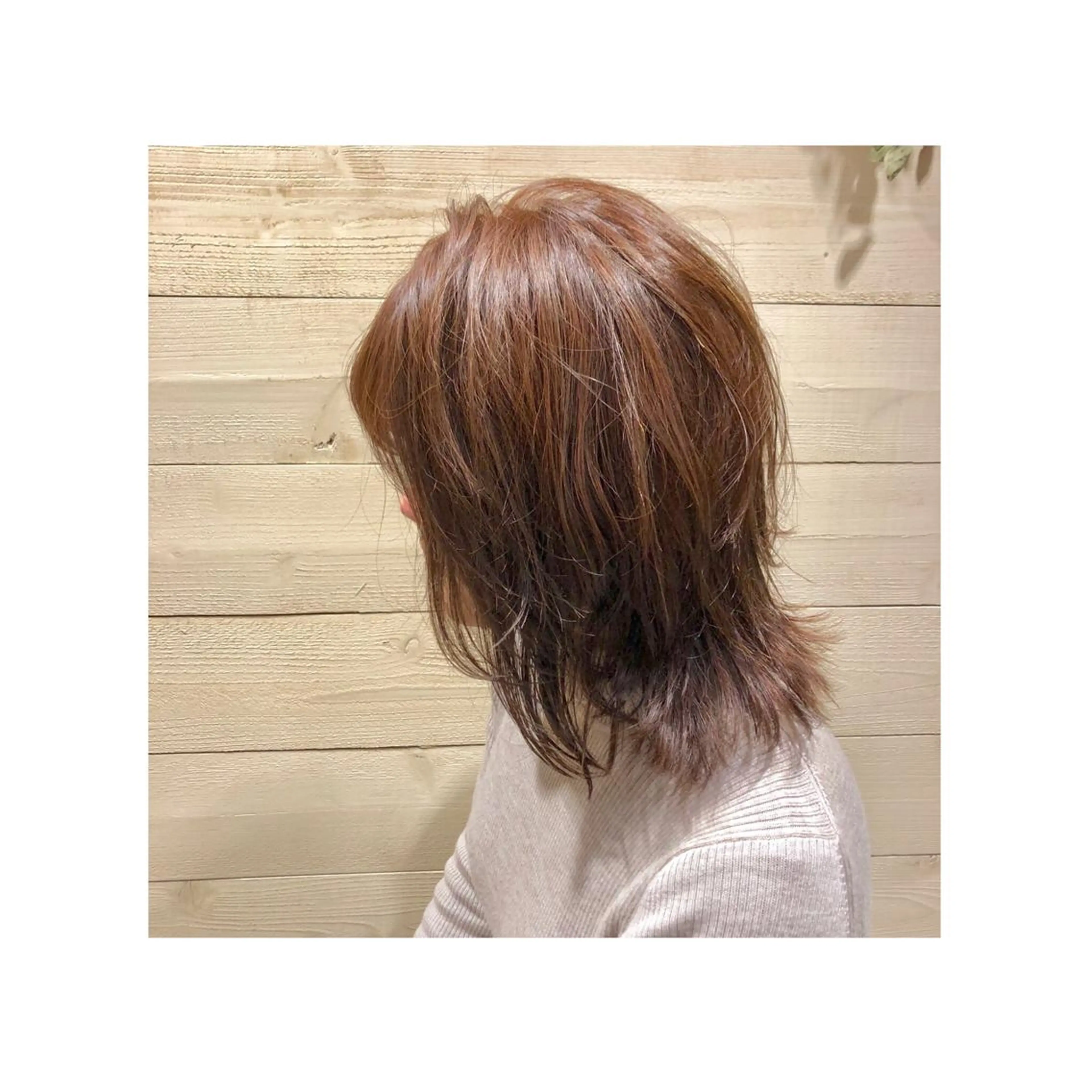 ミディアム ハイレイヤー レイヤーカット ウルフカット CUORE所属・mayu ○のヘアスタイル