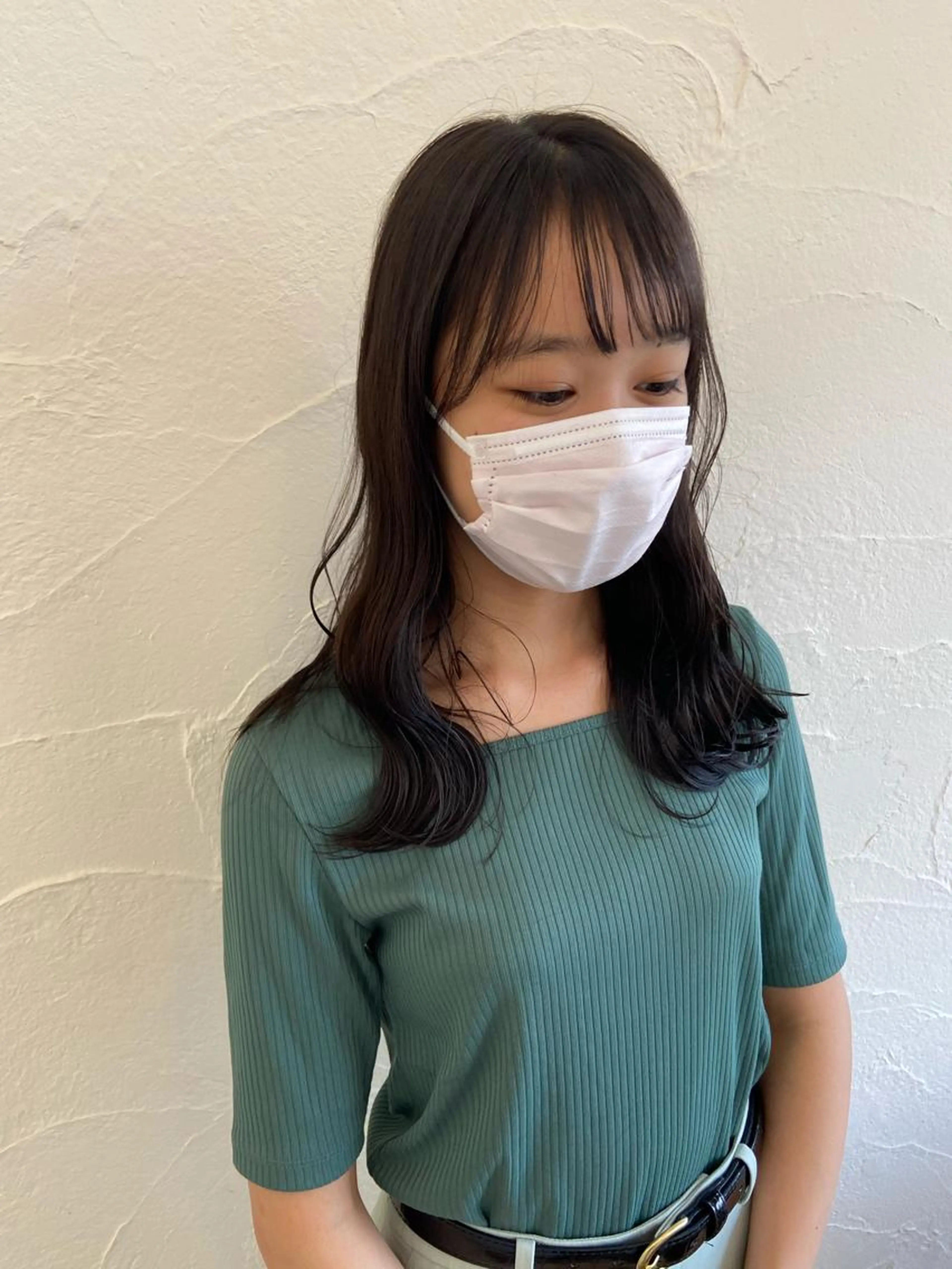 前髪の気になる所だけを狙い撃ち‼️ストレート☘️の写真