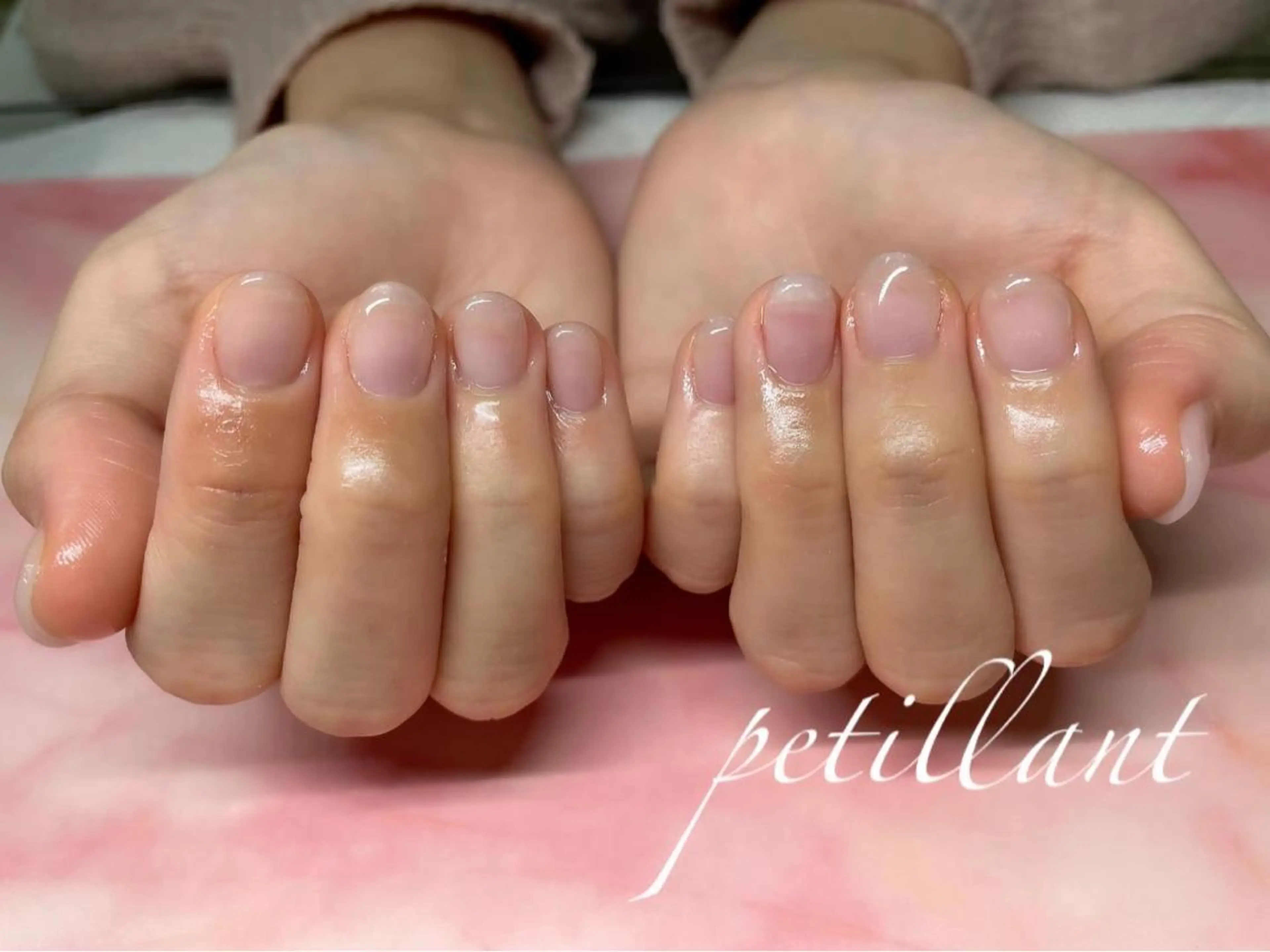 ネイル クリアネイル ジェルネイル petillant所属・nail salon petillantのネイルデザイン