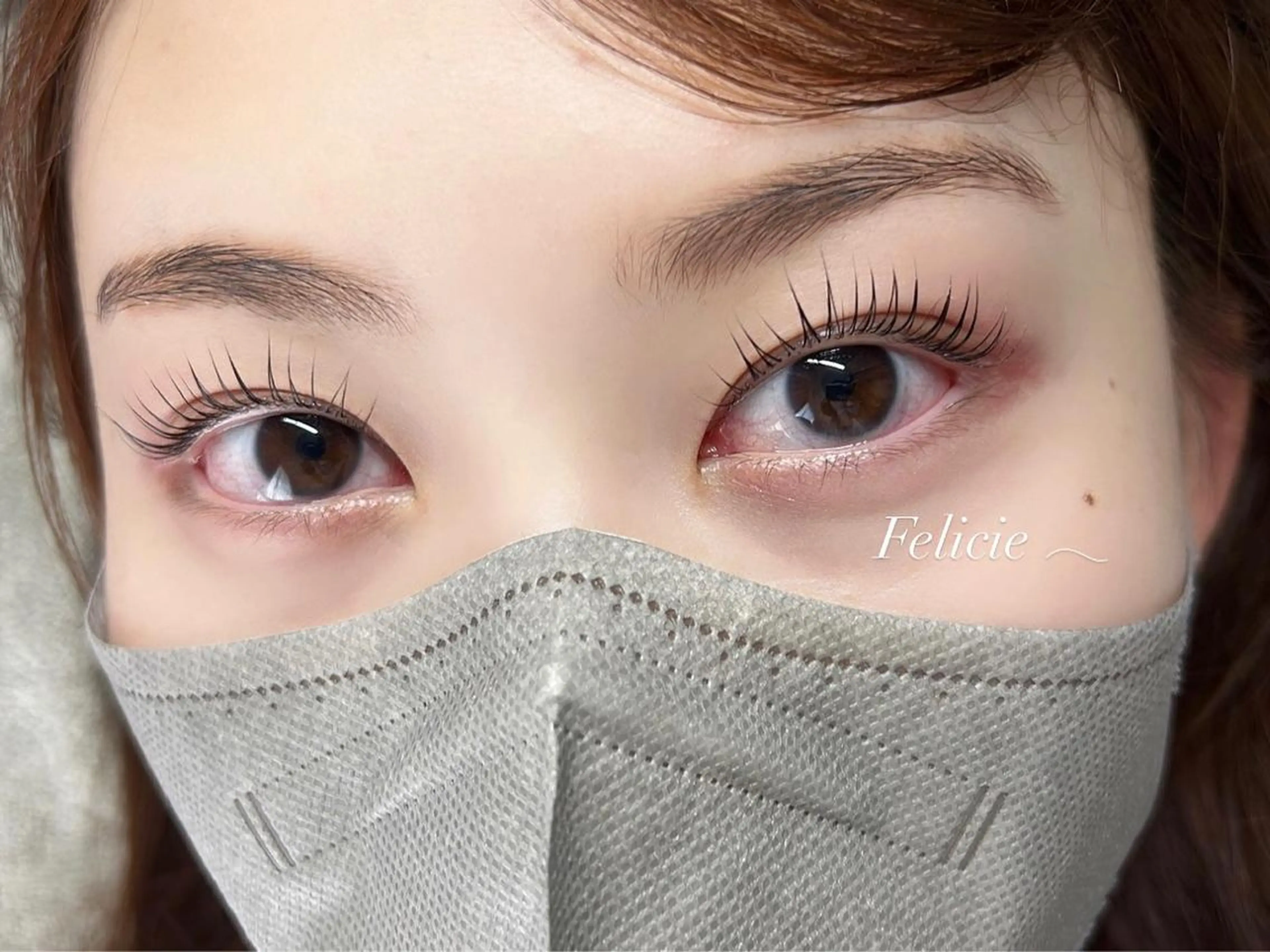 マツエク・マツパ パリジェンヌラッシュリフト マツパ Felicie＊ Sayakaのマツエク・マツパデザイン