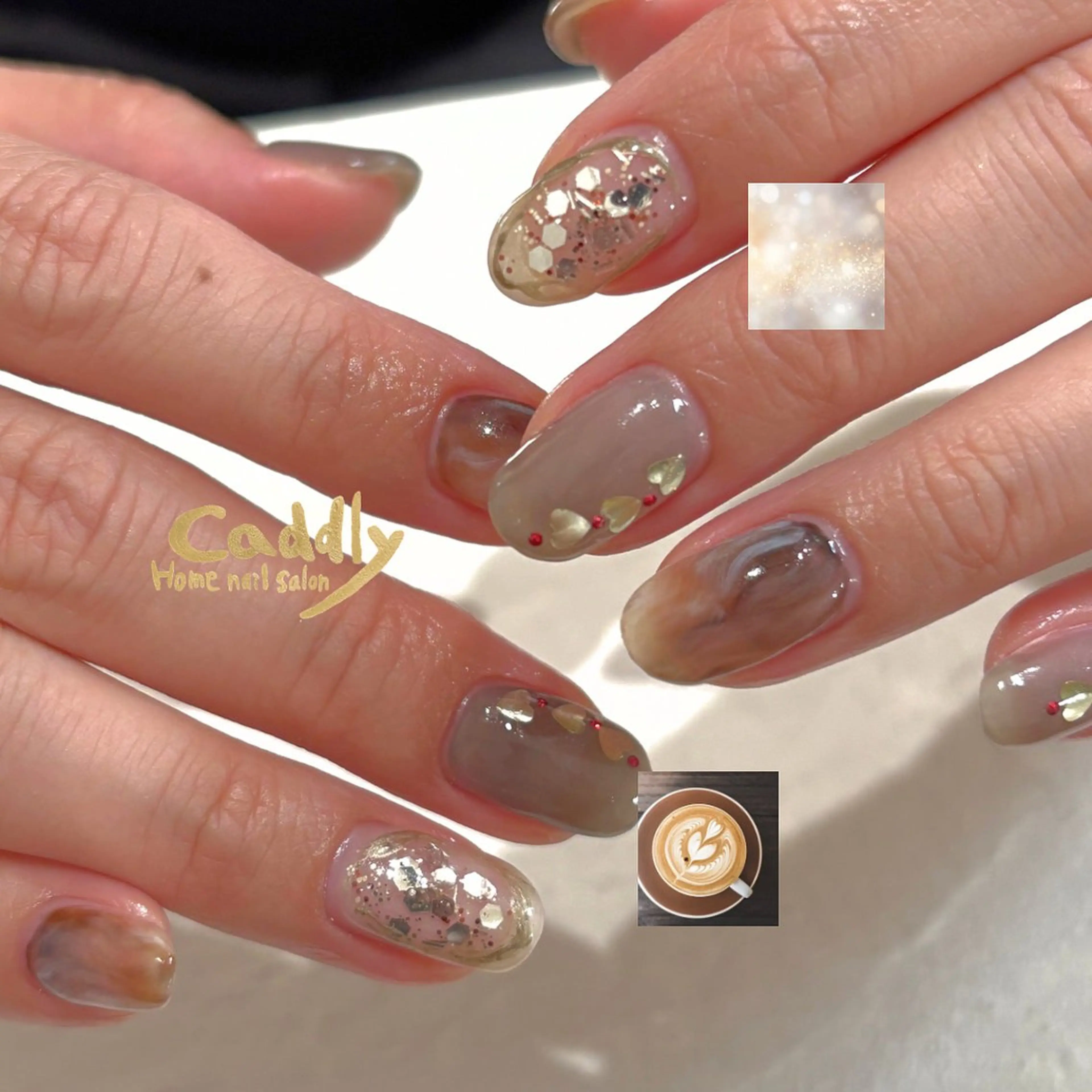 ネイル ハンドネイル caddly naoのネイルデザイン