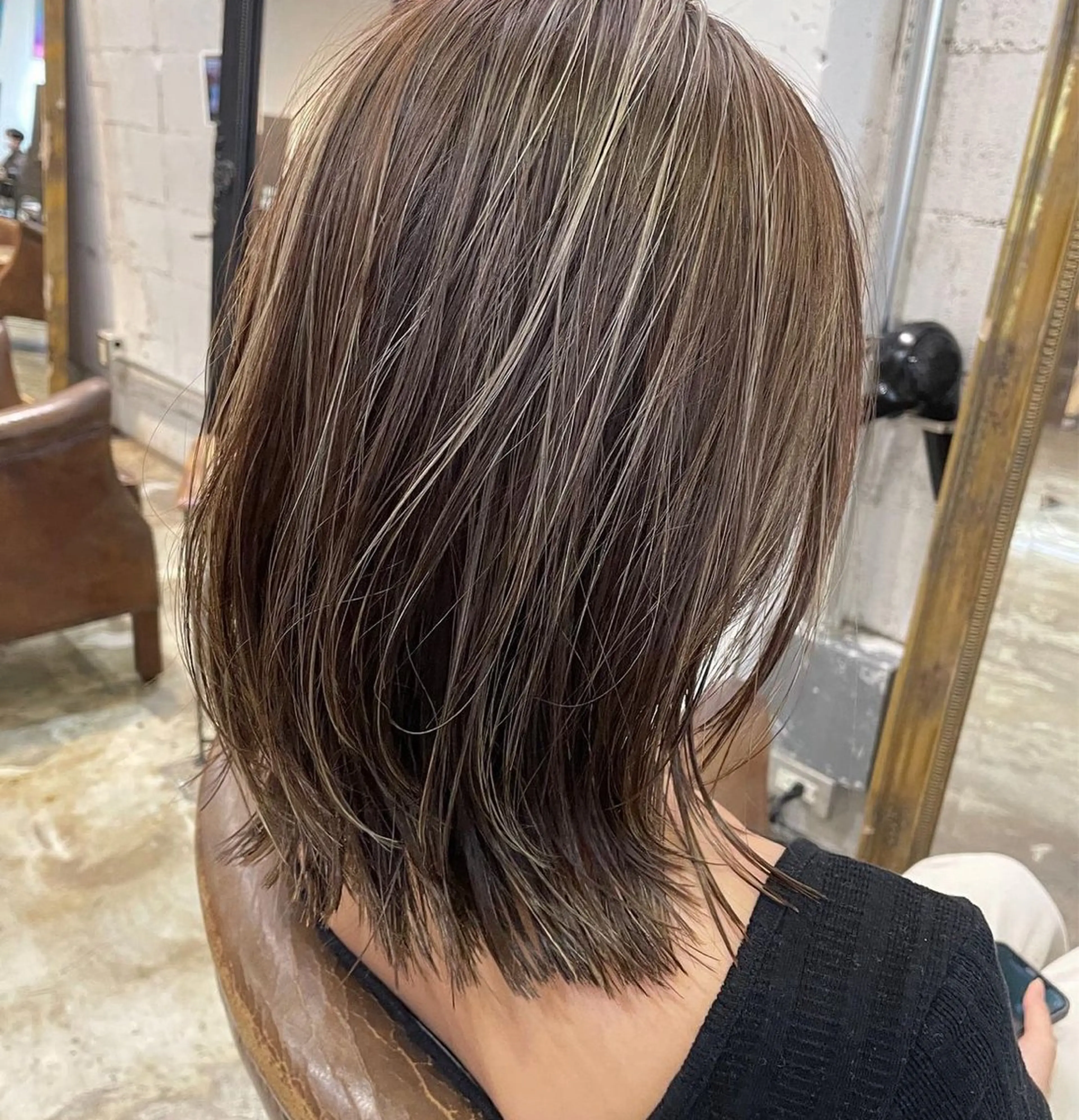 ミディアム カラー 🌱ぱっつとボブカ ット🌱/Ryotaのヘアスタイル