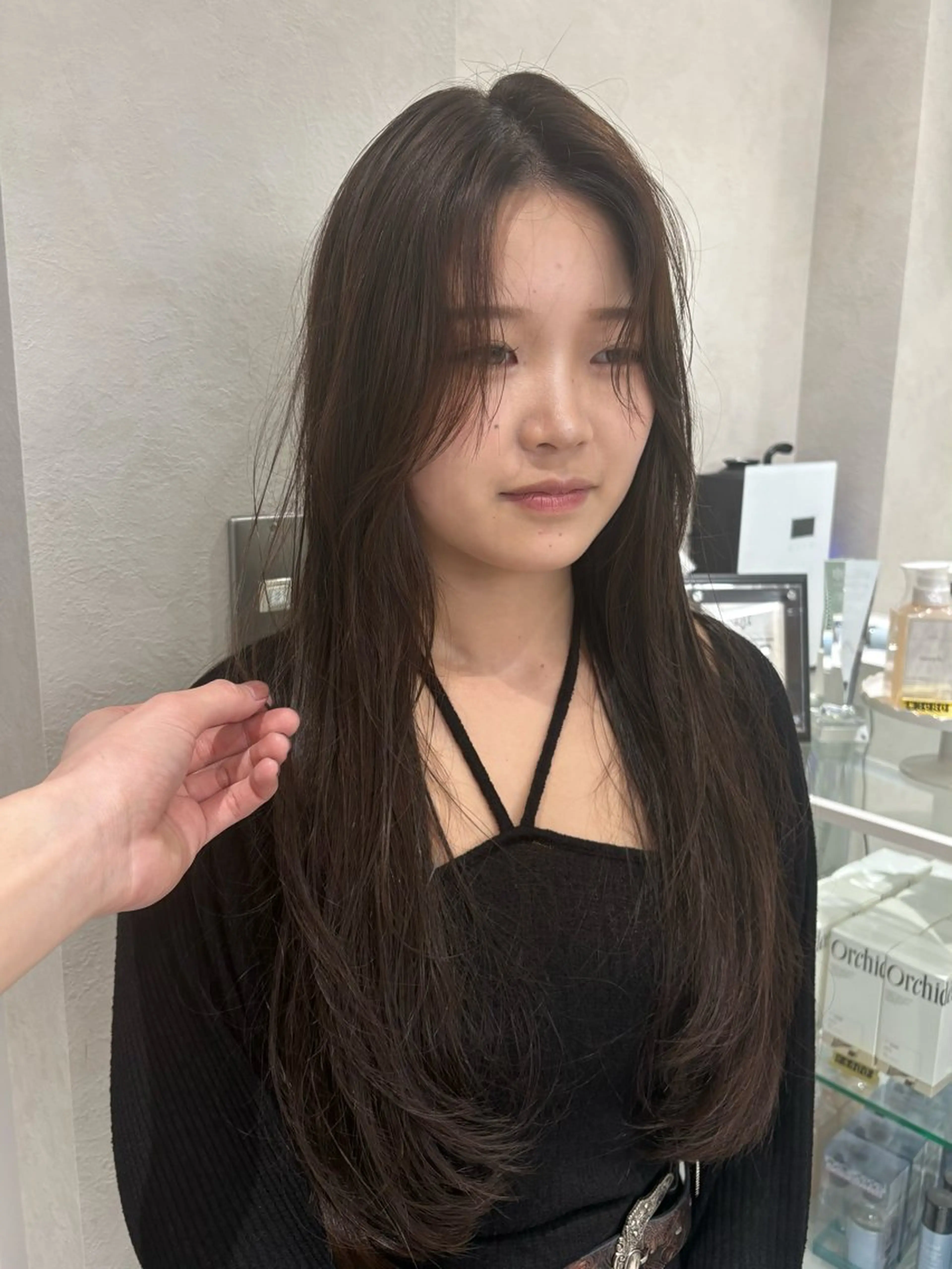 ロング レイヤーカット Yuta✂︎ 韓国レイヤー🪽のヘアスタイル