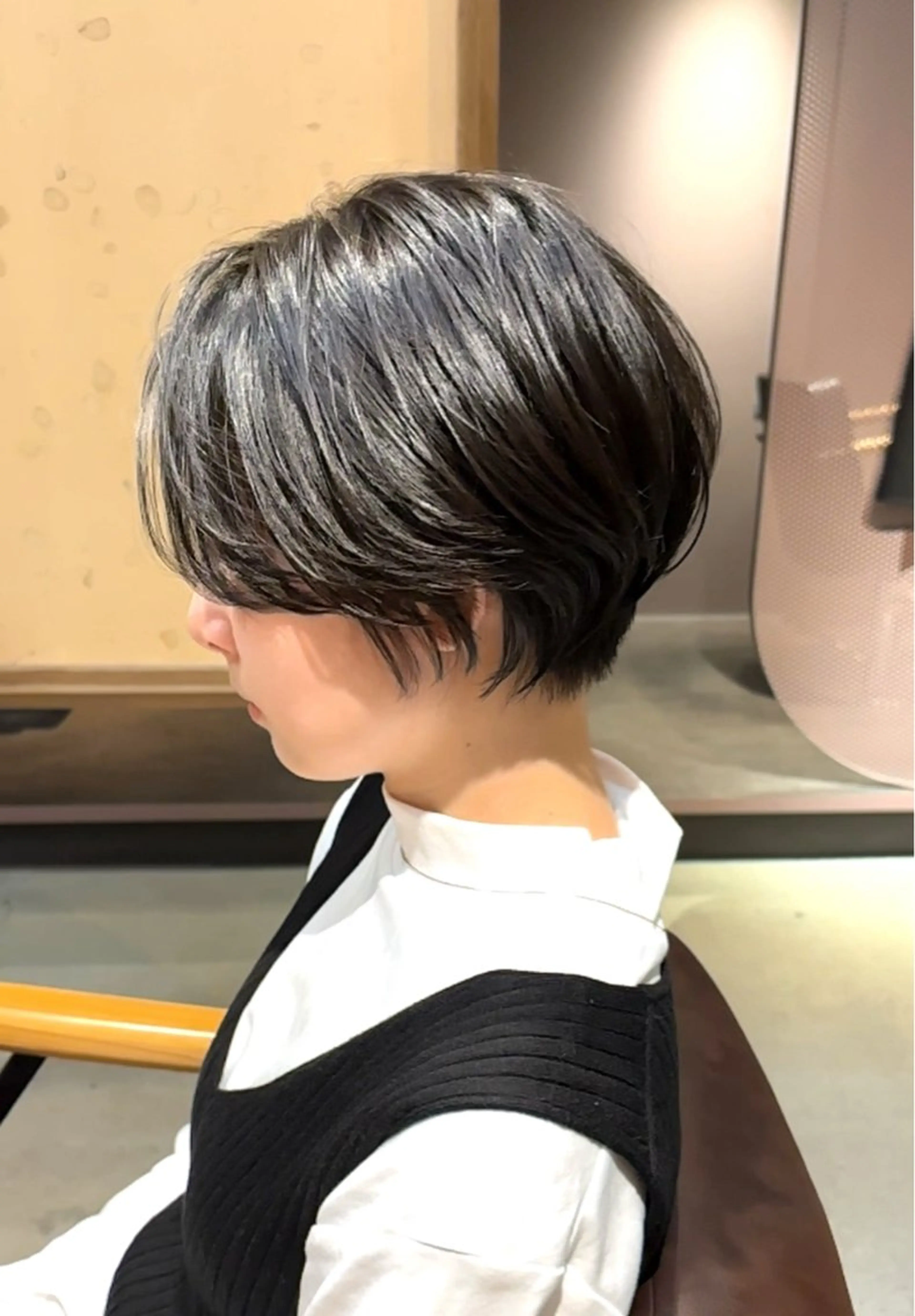 ショート 丸みショート ショートヘア HARUKI  MINATO Japan広島紙屋町店所属・hmj紙屋町店 脊戸智志のヘアスタイル