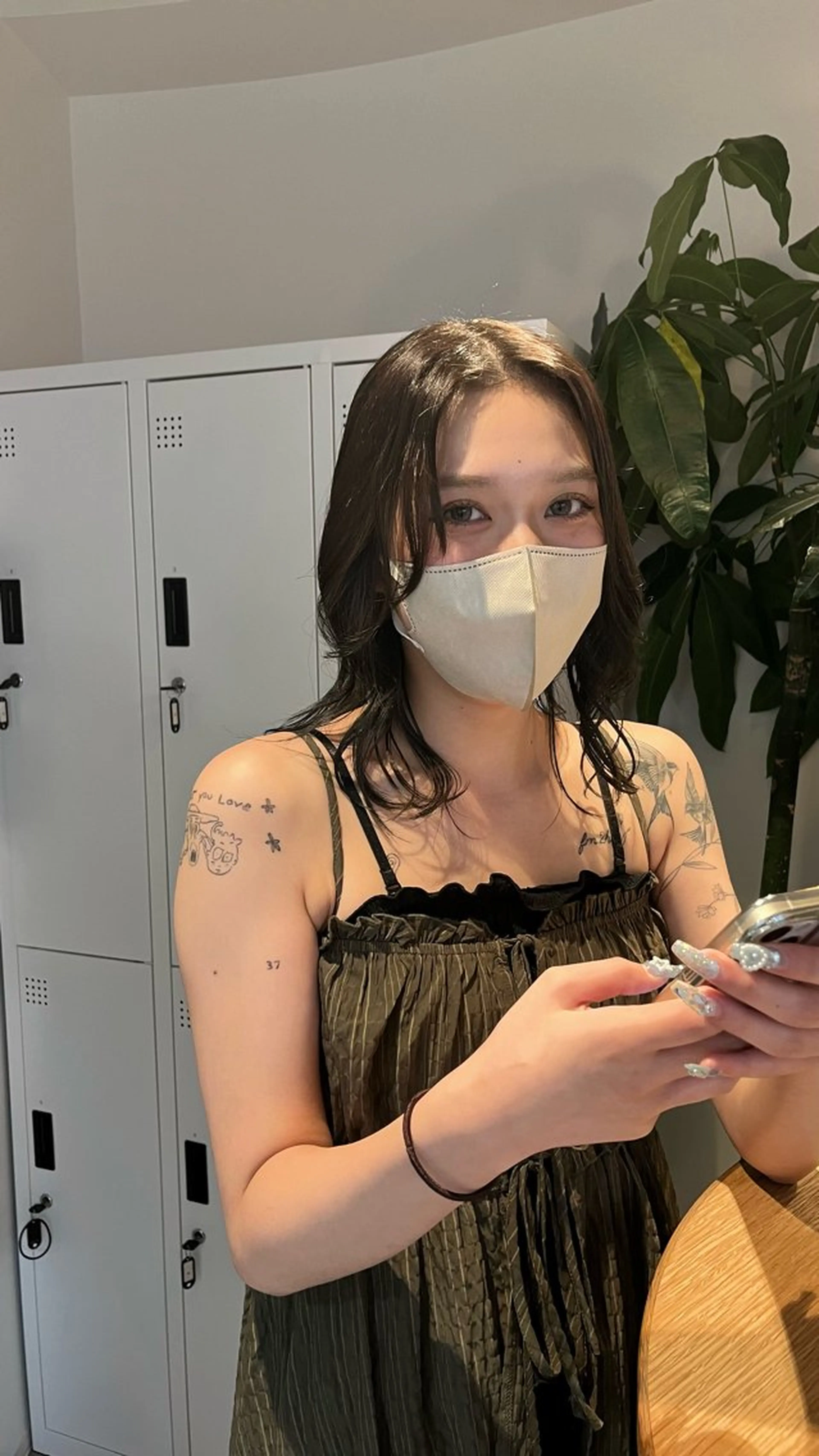 ミディアム ヘアカラー 新宿/ボブ/レイヤー 縮毛矯正/SACHIのヘアスタイル