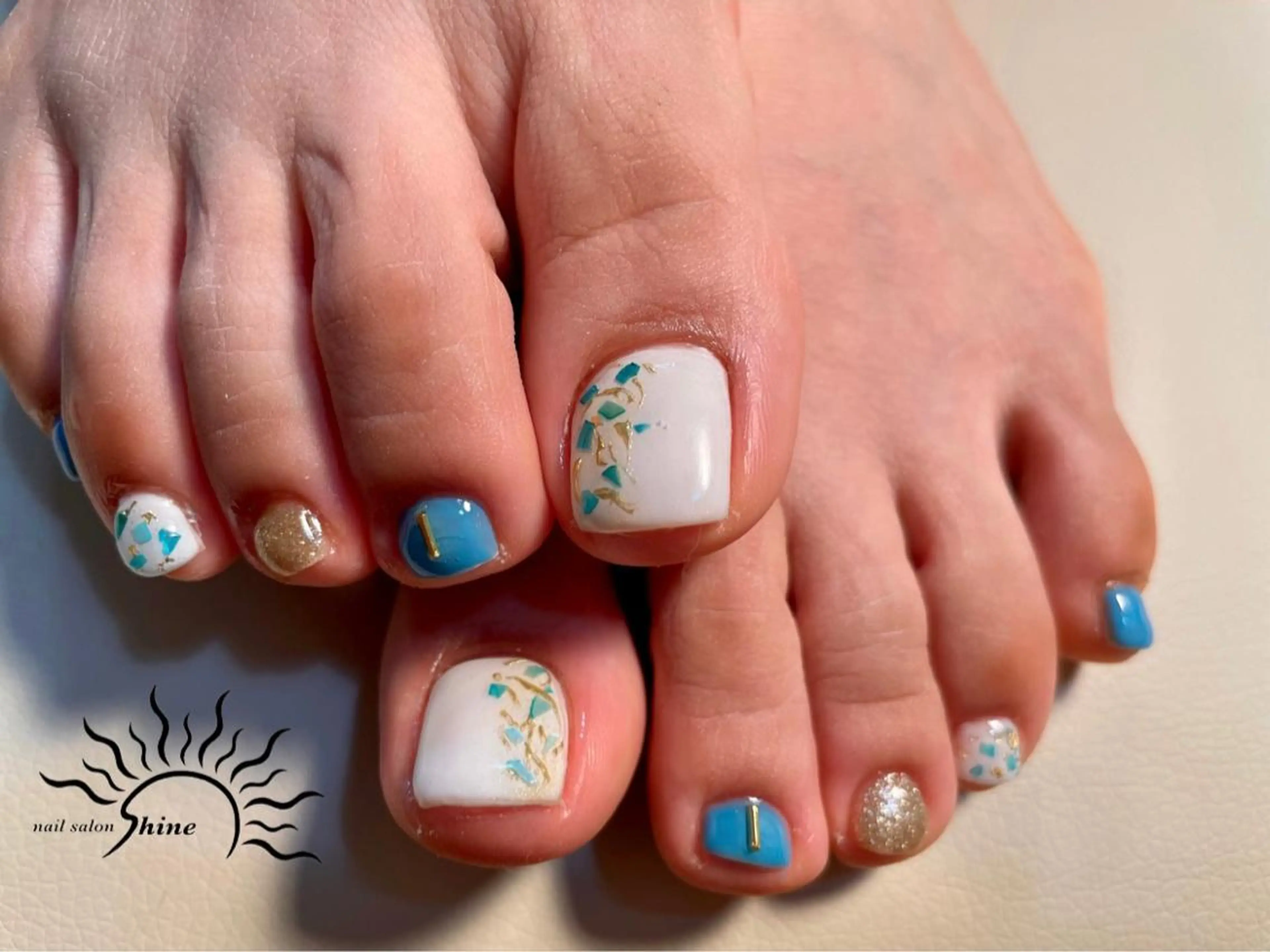 ネイル フットネイル 持ち込み ハンドネイル n.s _shineのネイルデザイン