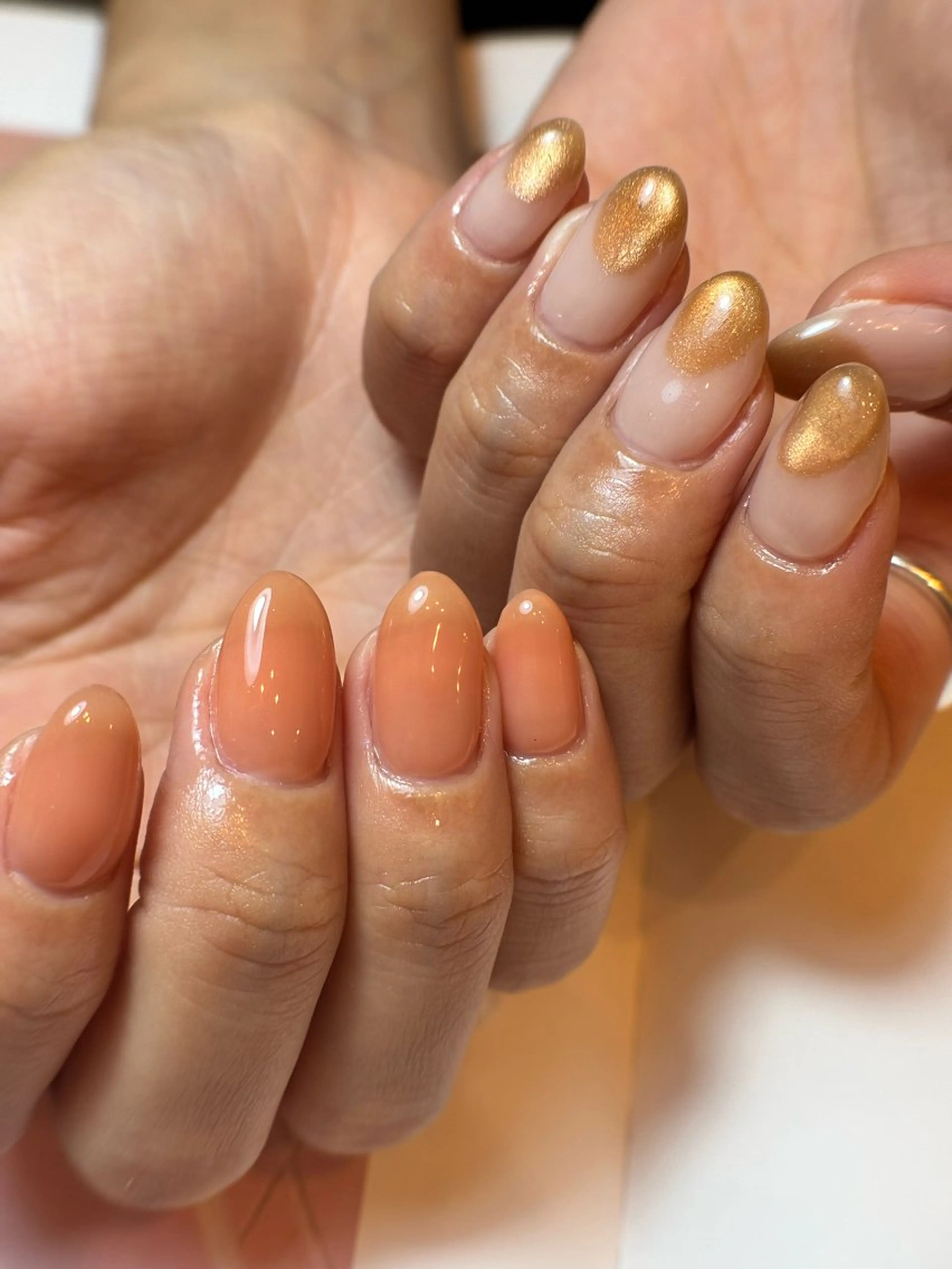 ネイル フットネイル ジェルネイル マグネットネイル ニュアンスネイル ワンカラーネイル ハンドネイル illum hicariのネイルデザイン