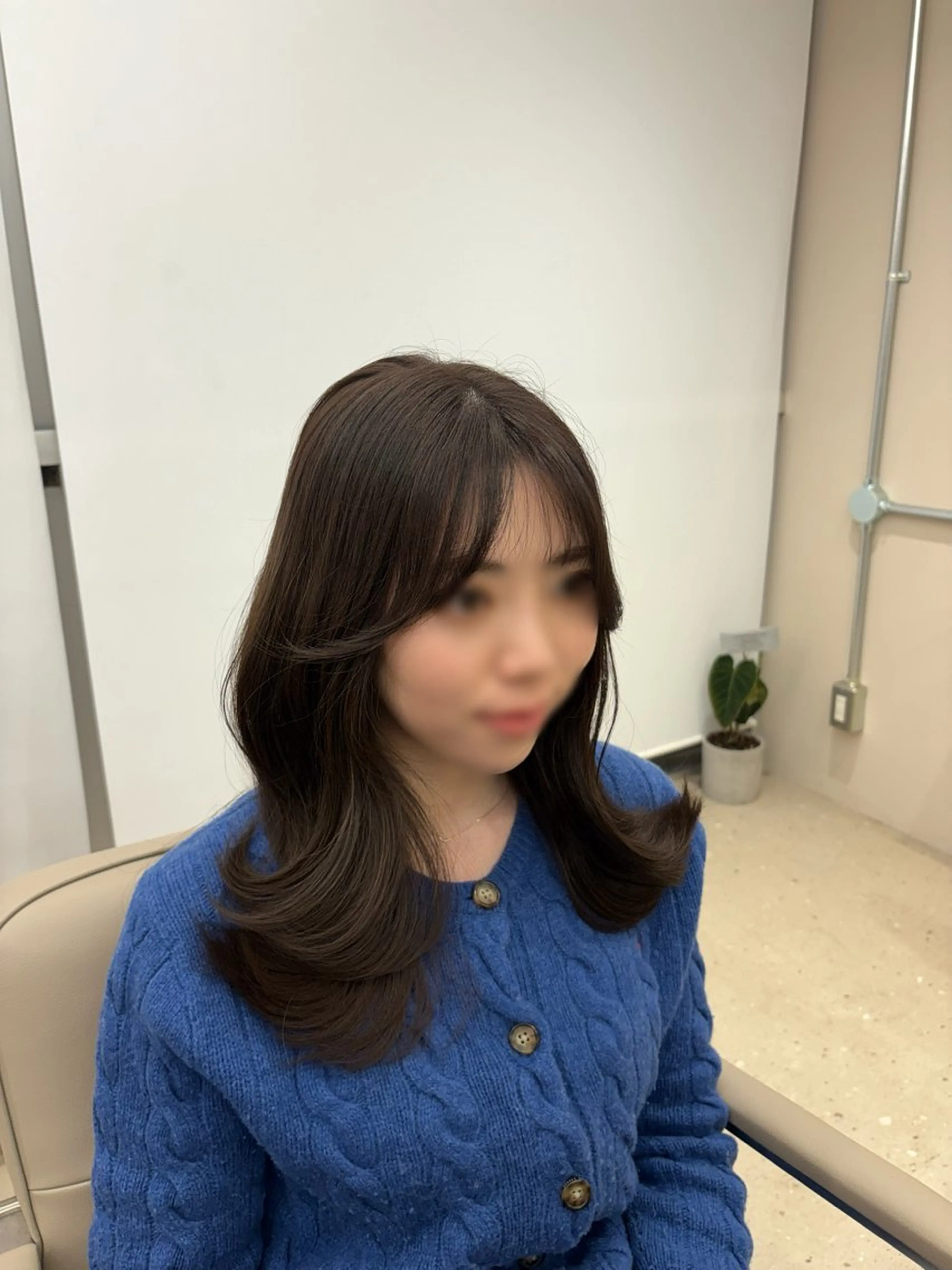 ロング くびれヘア 韓国風ヘア レイヤーカット maya 🫧 カットモデル募集中♡のヘアスタイル