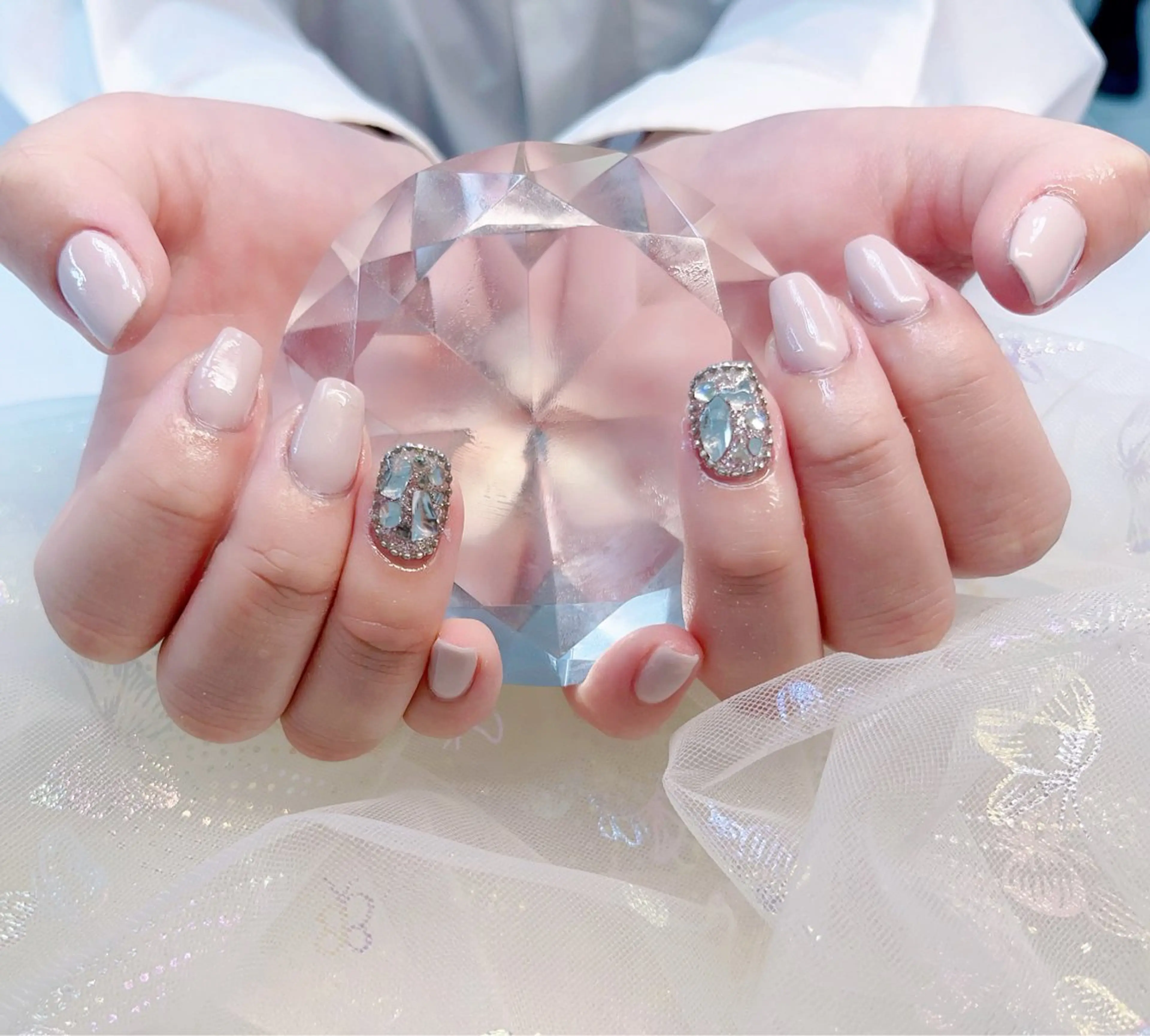 ネイル パーツ全部¥110 サロンミミのネイルデザイン