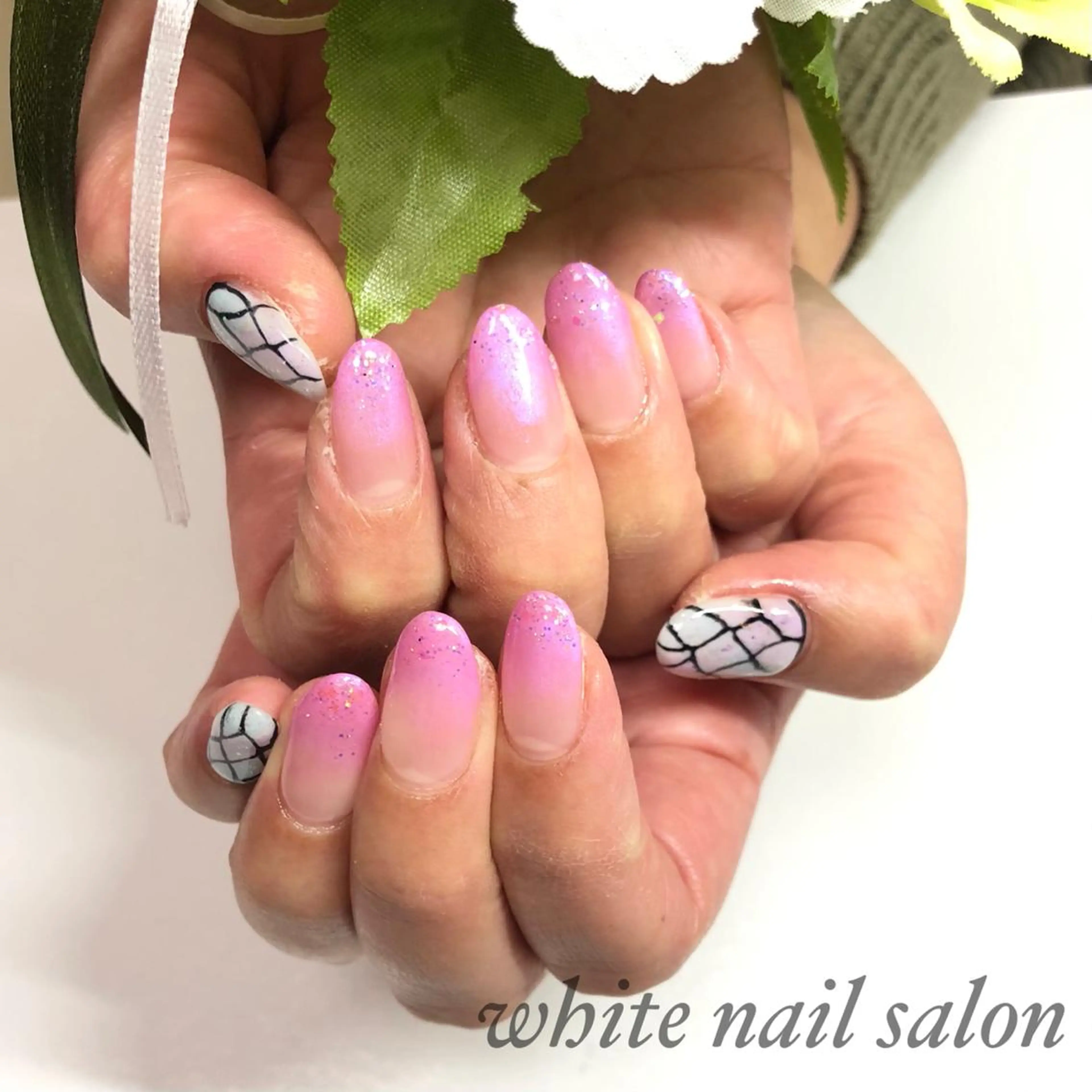 ネイル アートネイル フットネイル フレンチネイル ジェルネイル ハードジェル ハンドネイル white nail salonのネイルデザイン