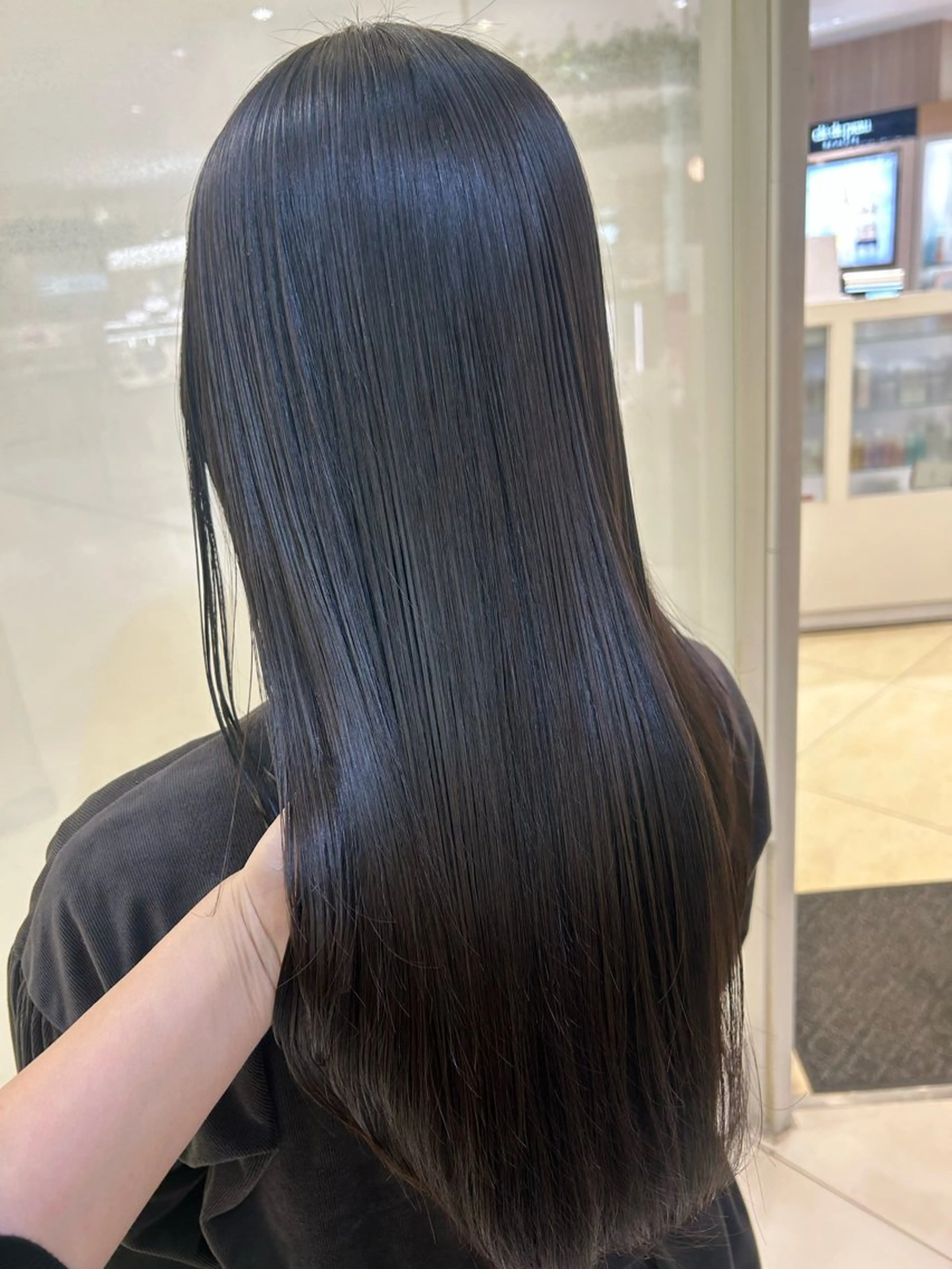 ロング パーマ カット 縮毛矯正 トリートメント 髪質改善/縮毛矯正 ササキナツミのヘアスタイル