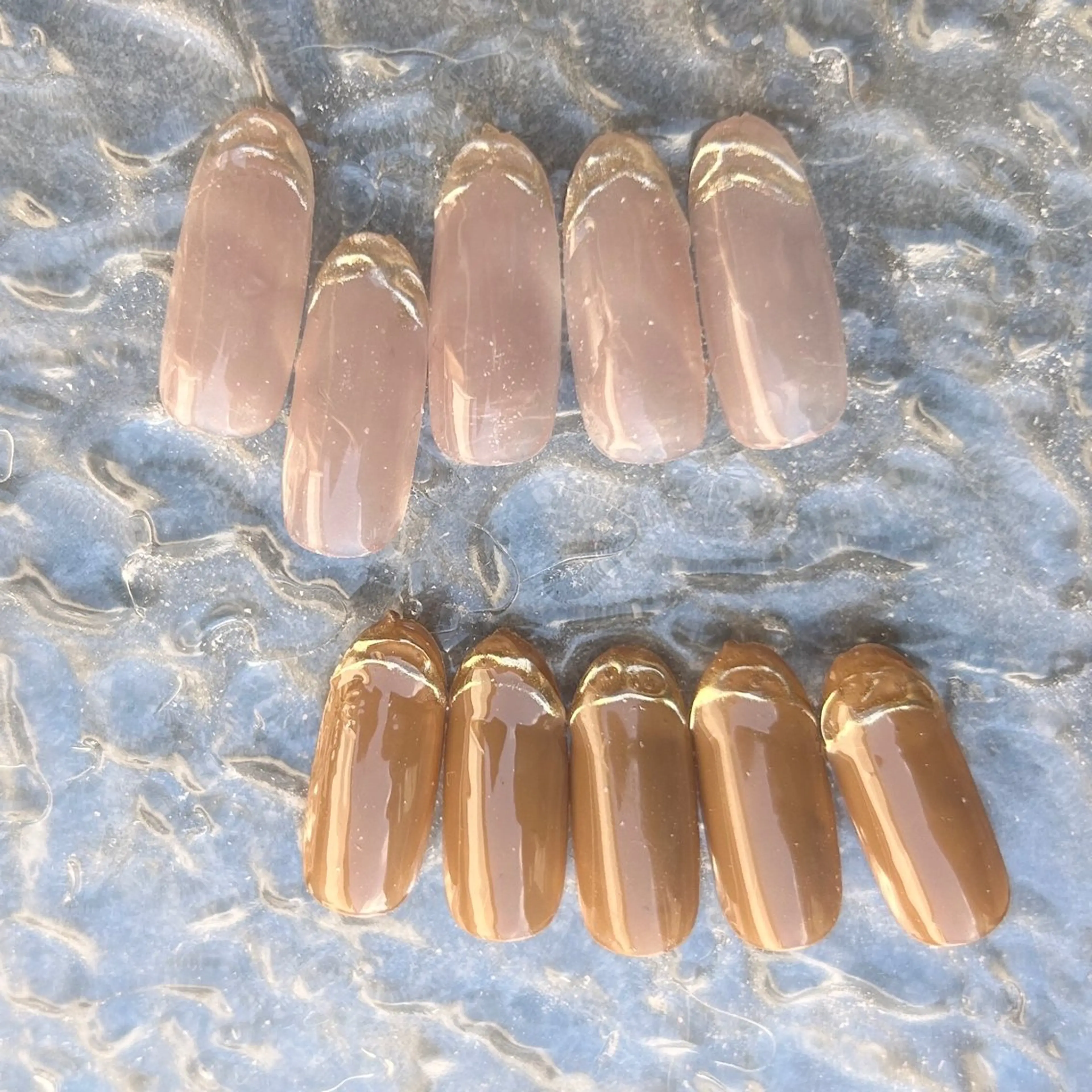 ネイル フレンチネイル ミラーネイル May. 昭和町のネイルデザイン