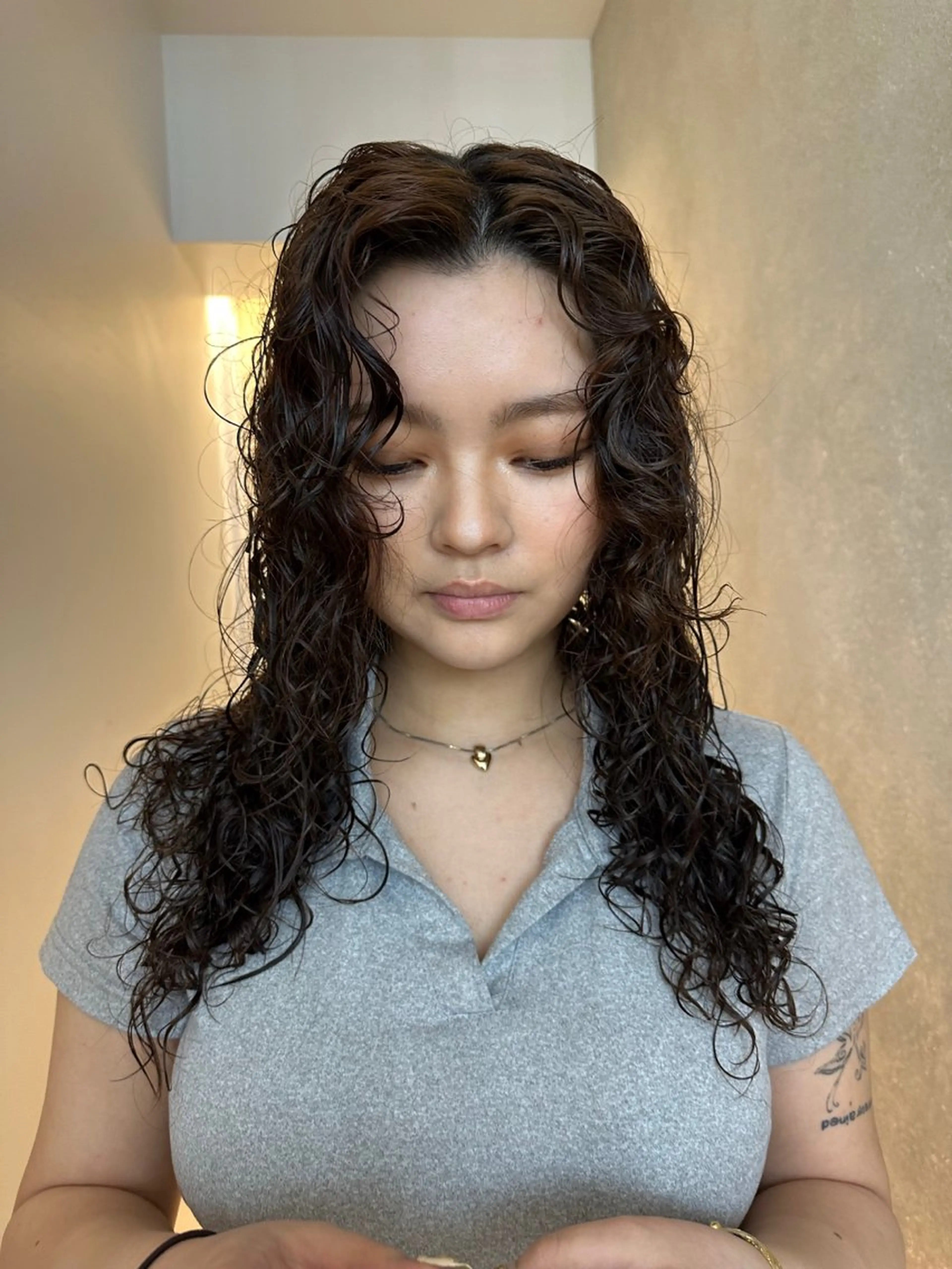 ロング カラー パーマ HARE &nail ☪️remiのヘアスタイル