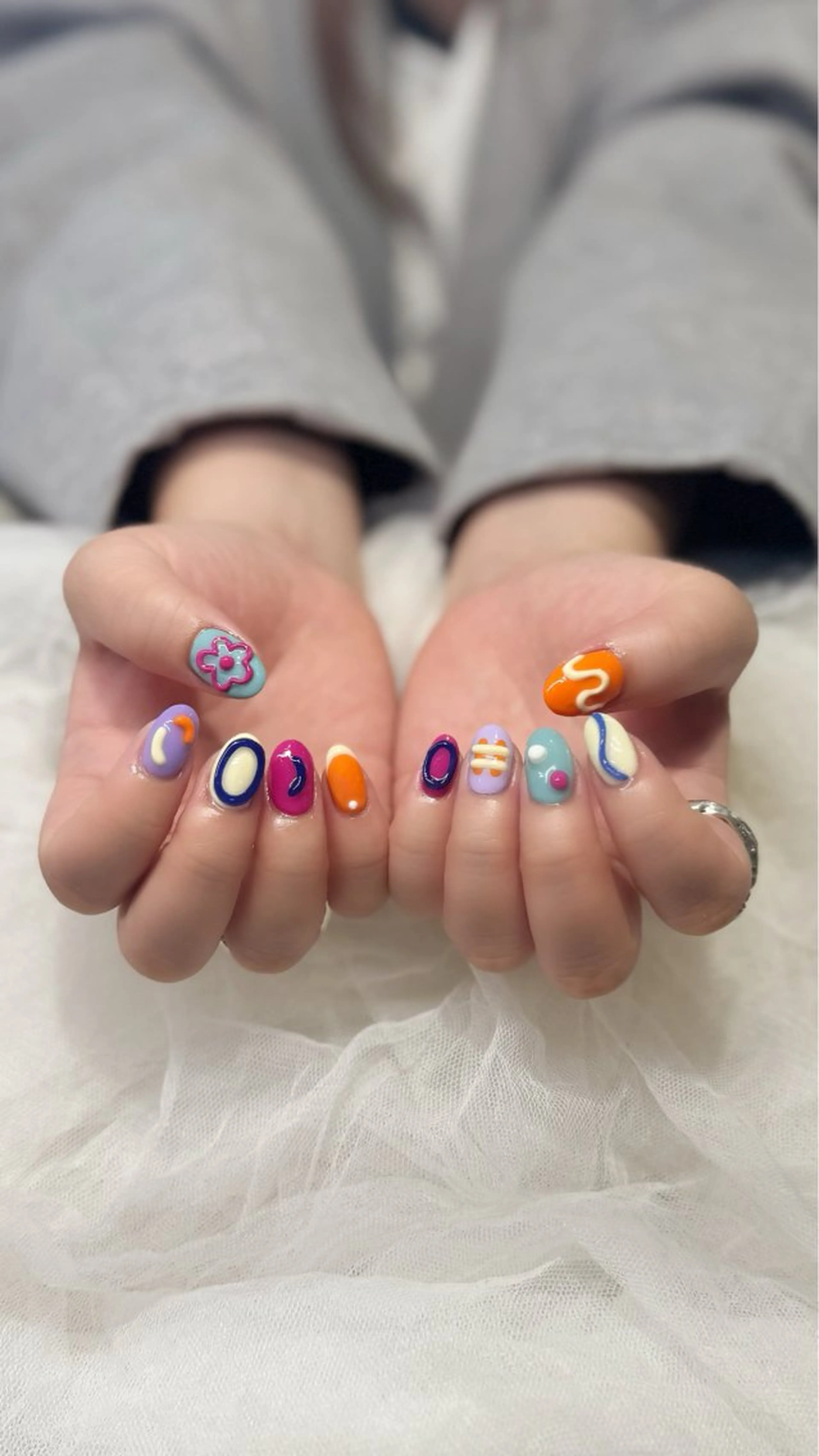 ネイル ハンドネイル 新井 ひなののネイルデザイン