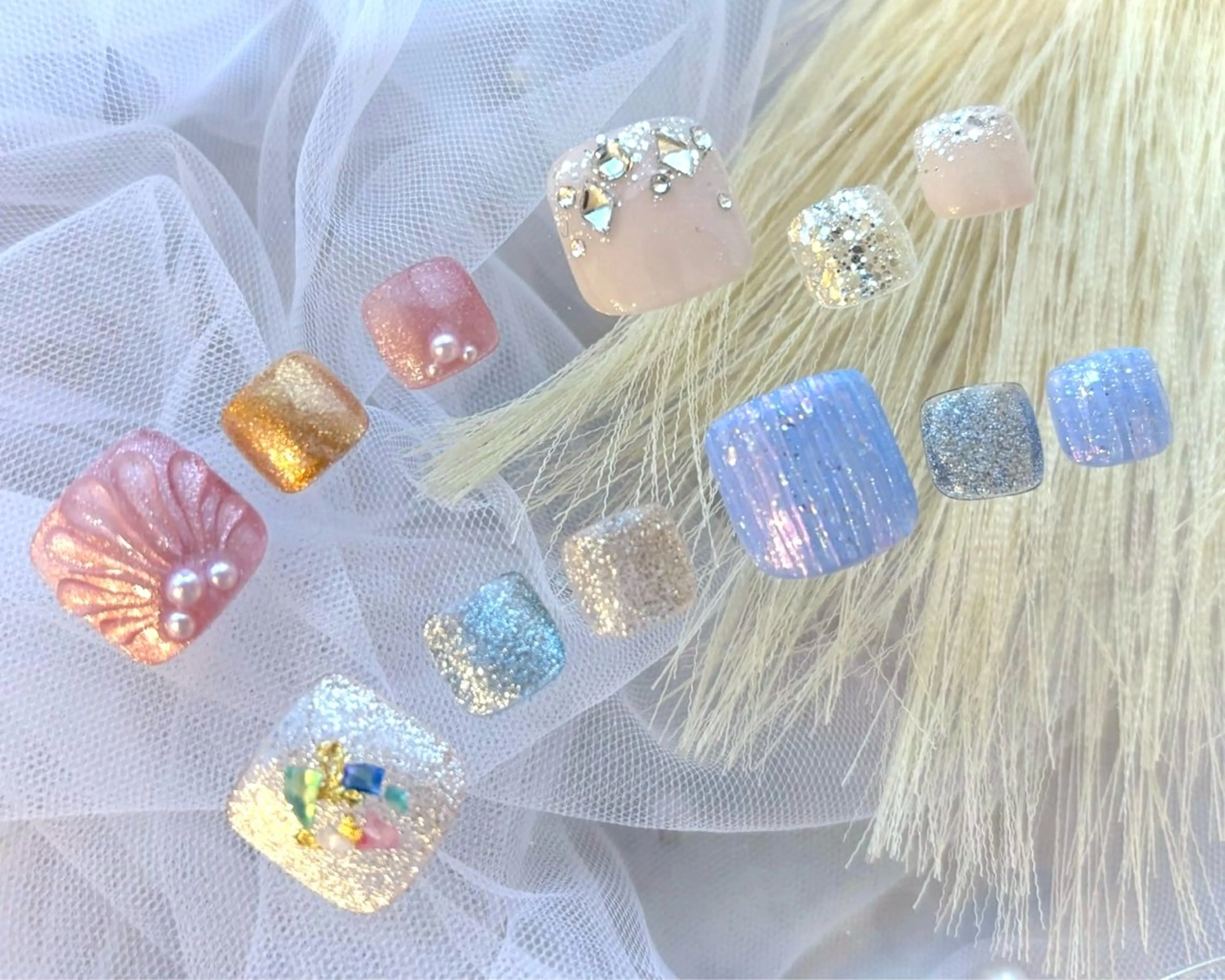 🎀オフあり／フットアート🎀の写真