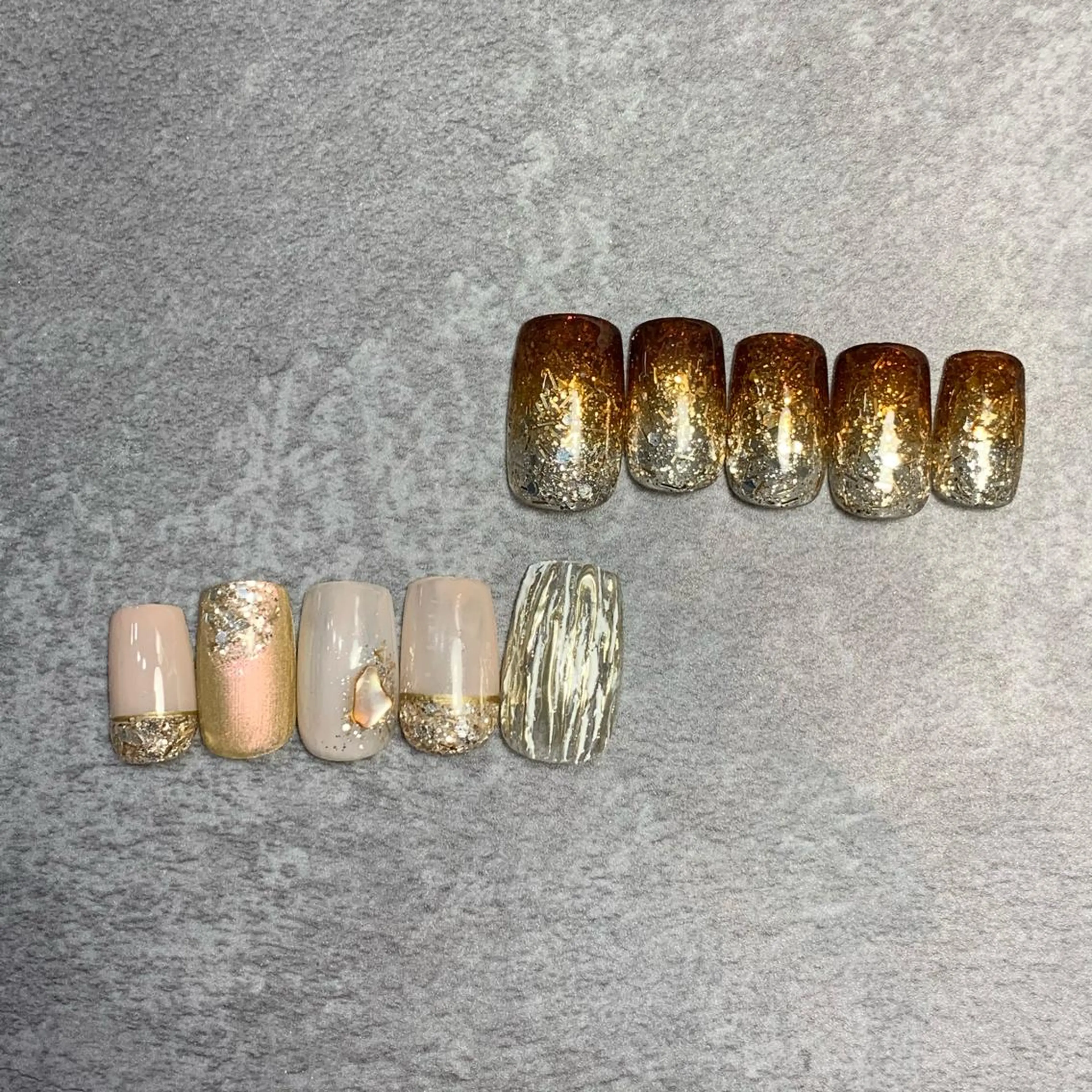 ネイル スクエアネイル ハンドネイル NAILROOM ekolu所属・近藤 穂乃果のネイルデザイン