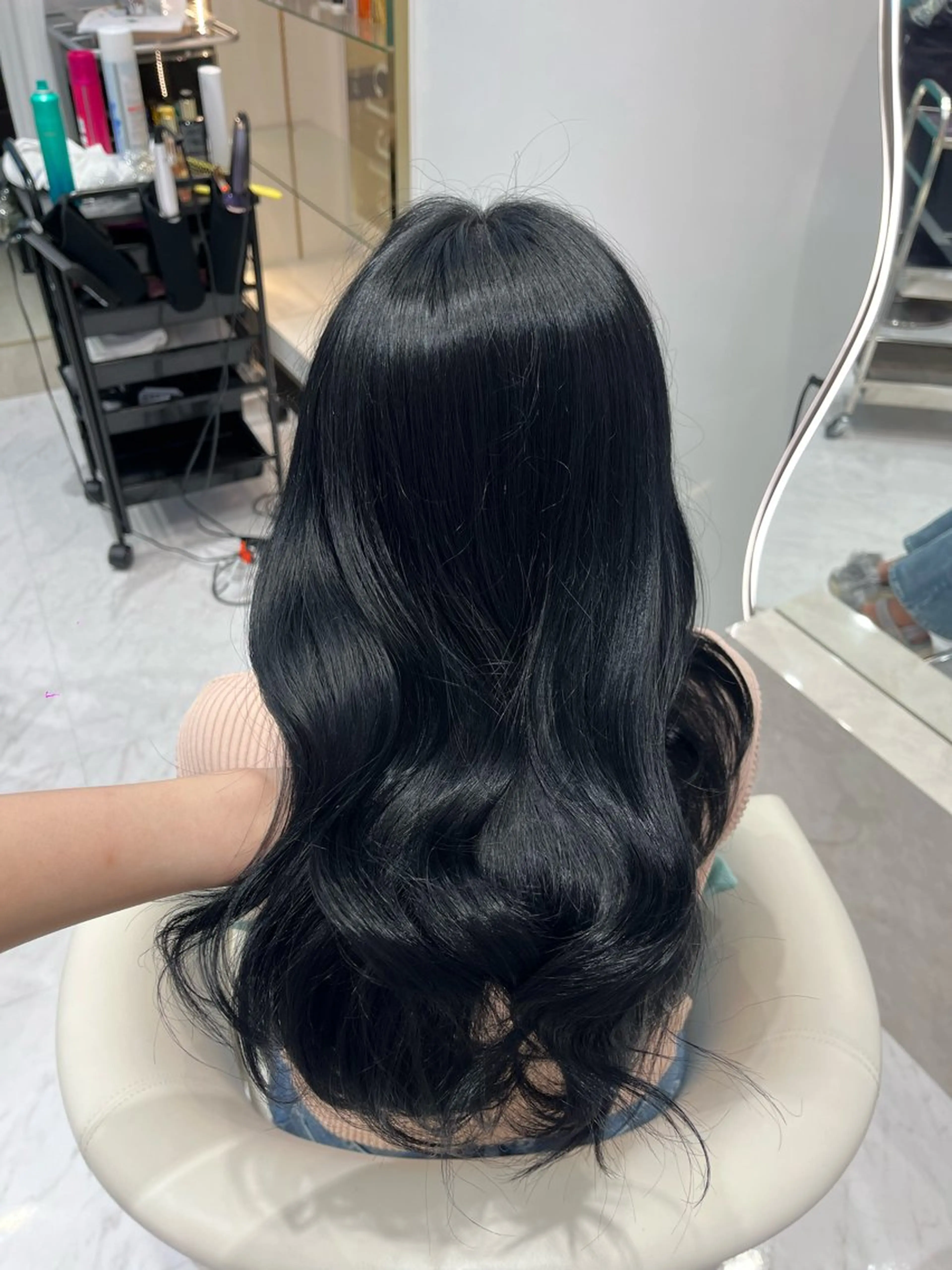 セミロング 名古屋/透明感カラー /韓国ヘア/高木梨帆のヘアスタイル