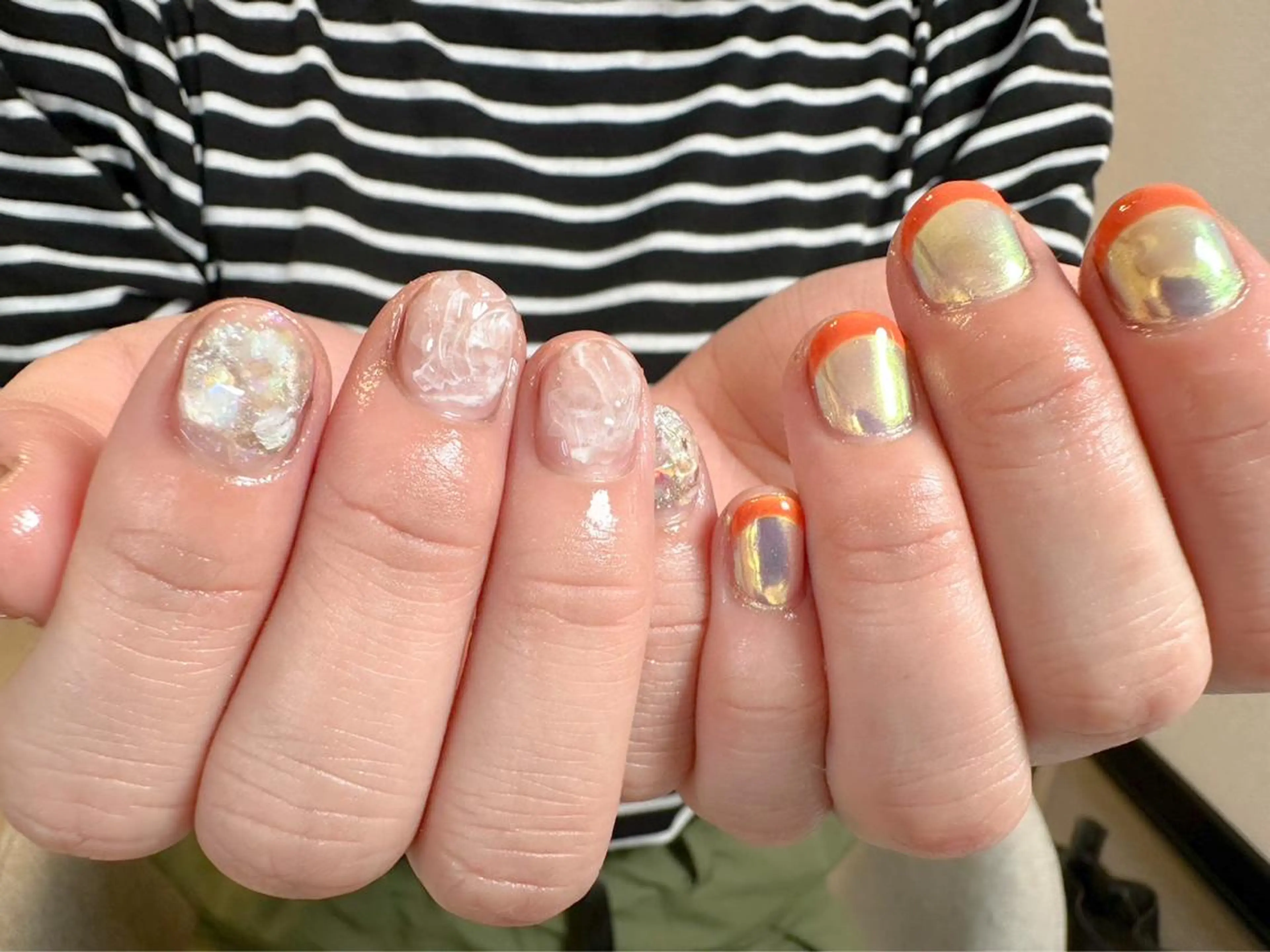 ネイル ニュアンスネイル ハンドネイル ハンドケア Atelier Ariのネイルデザイン