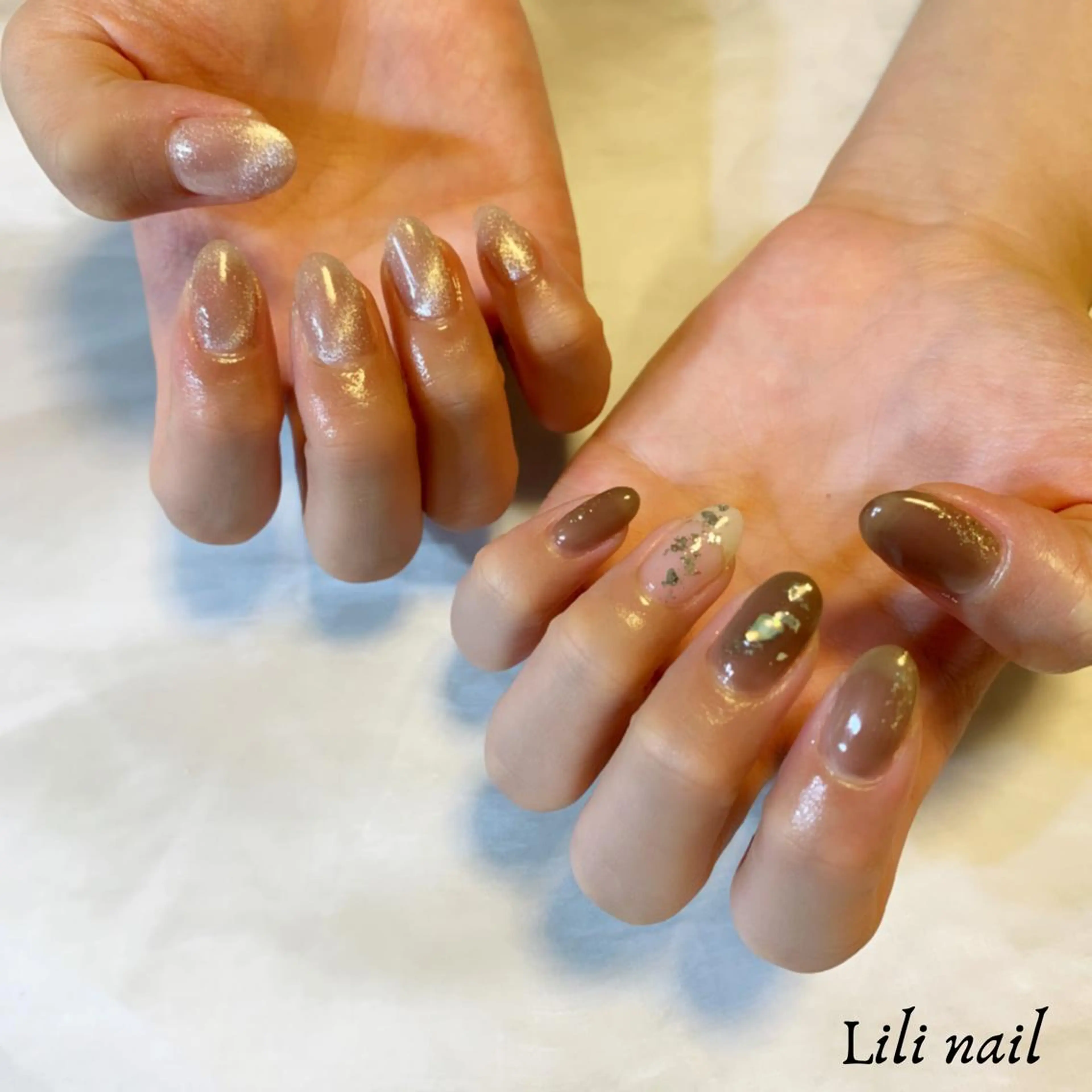 ネイル アートネイル マグネットネイル Lili beauty salon所属・Lilibeauty salonのネイルデザイン