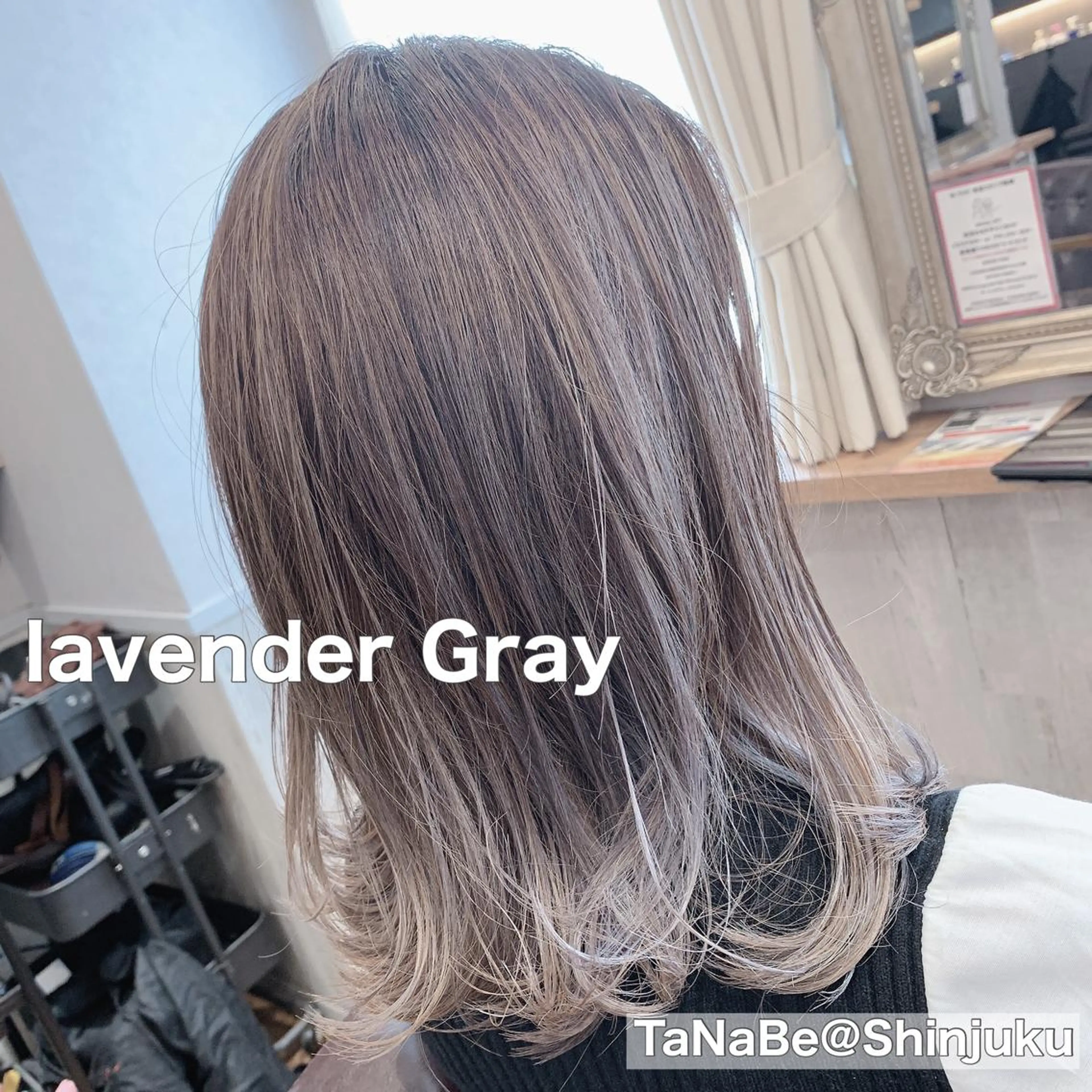 セミロング カラー アディクシーカラー アクアカラー ブリーチ ダブルカラー エドルカラー 🫧代表/新宿駅近/ 限定価格🫧田辺貴裕のヘアスタイル