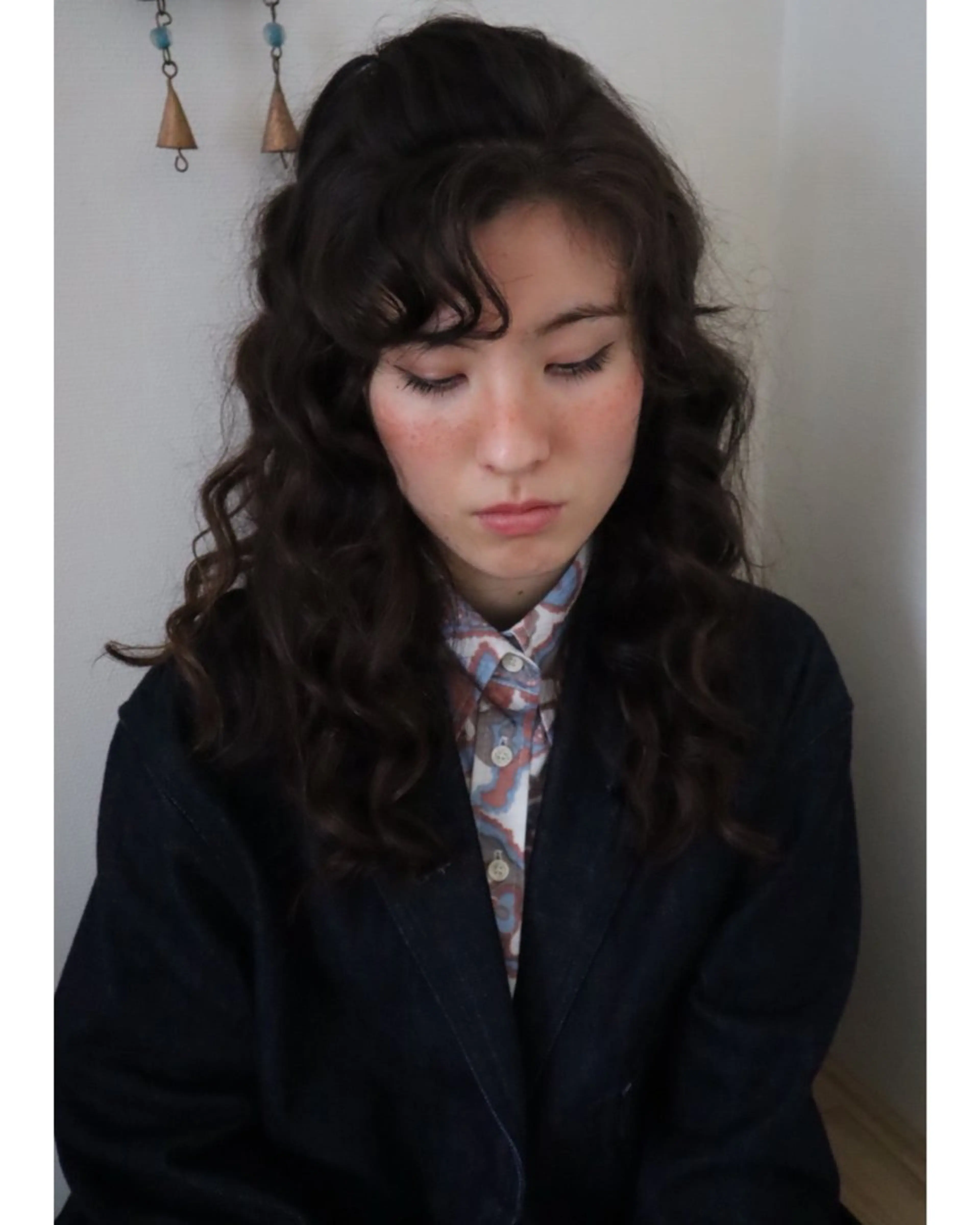 ロング パーマ 金尾 凜のヘアスタイル