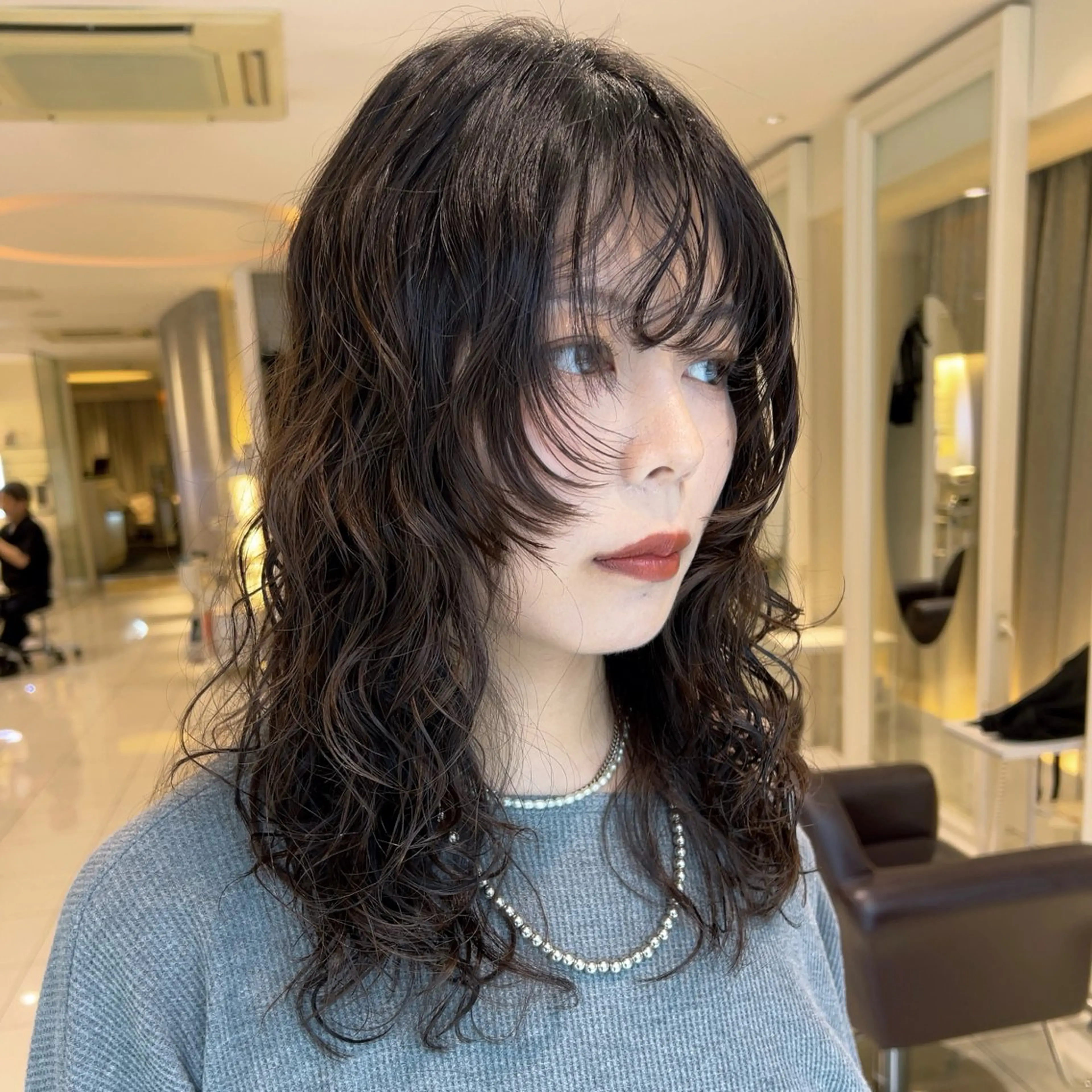 パーマ モデル募集/カレン /レイヤーカットのヘアスタイル