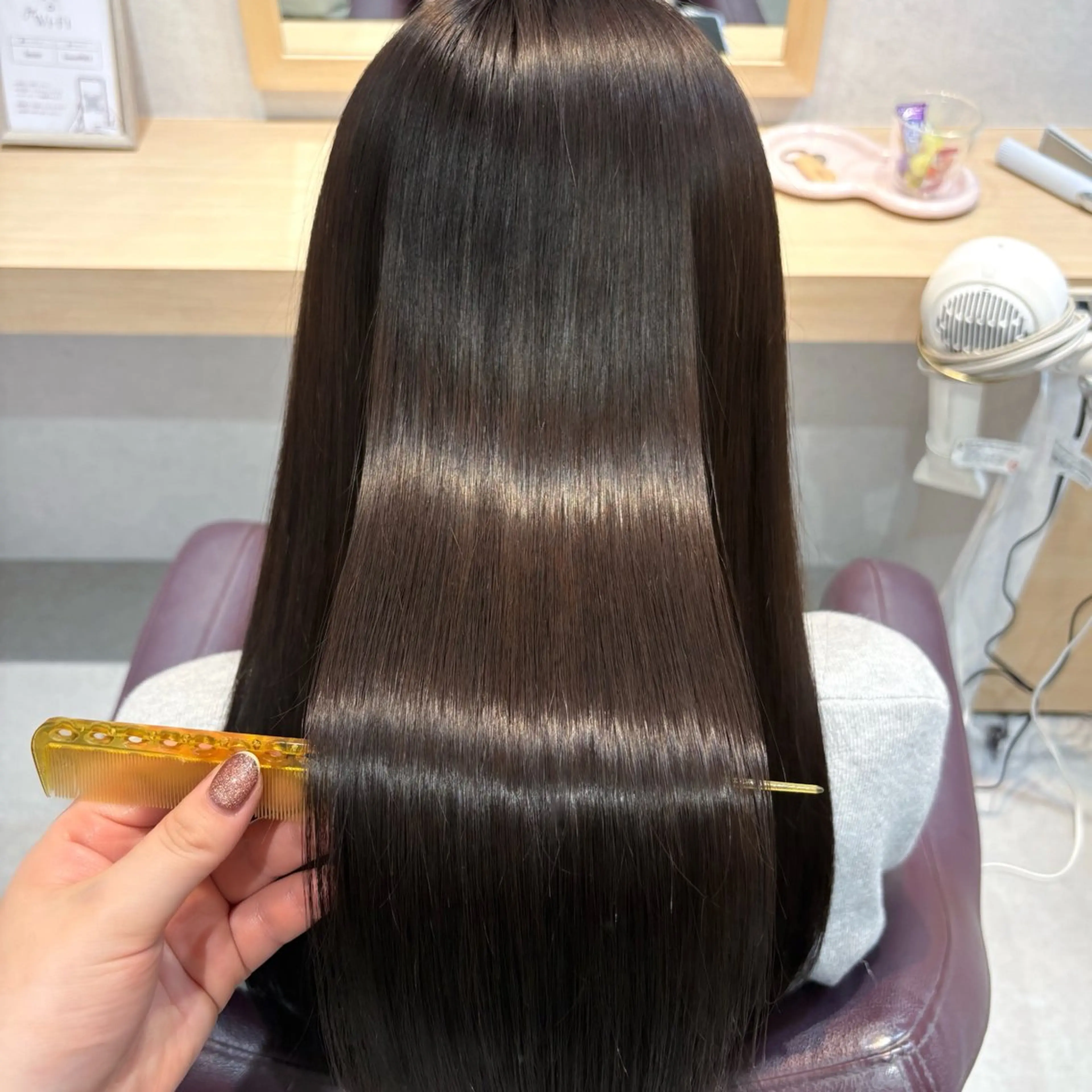 ロング カラー パーマ 透明感/チョコカラー 💍TAMA💍のヘアスタイル