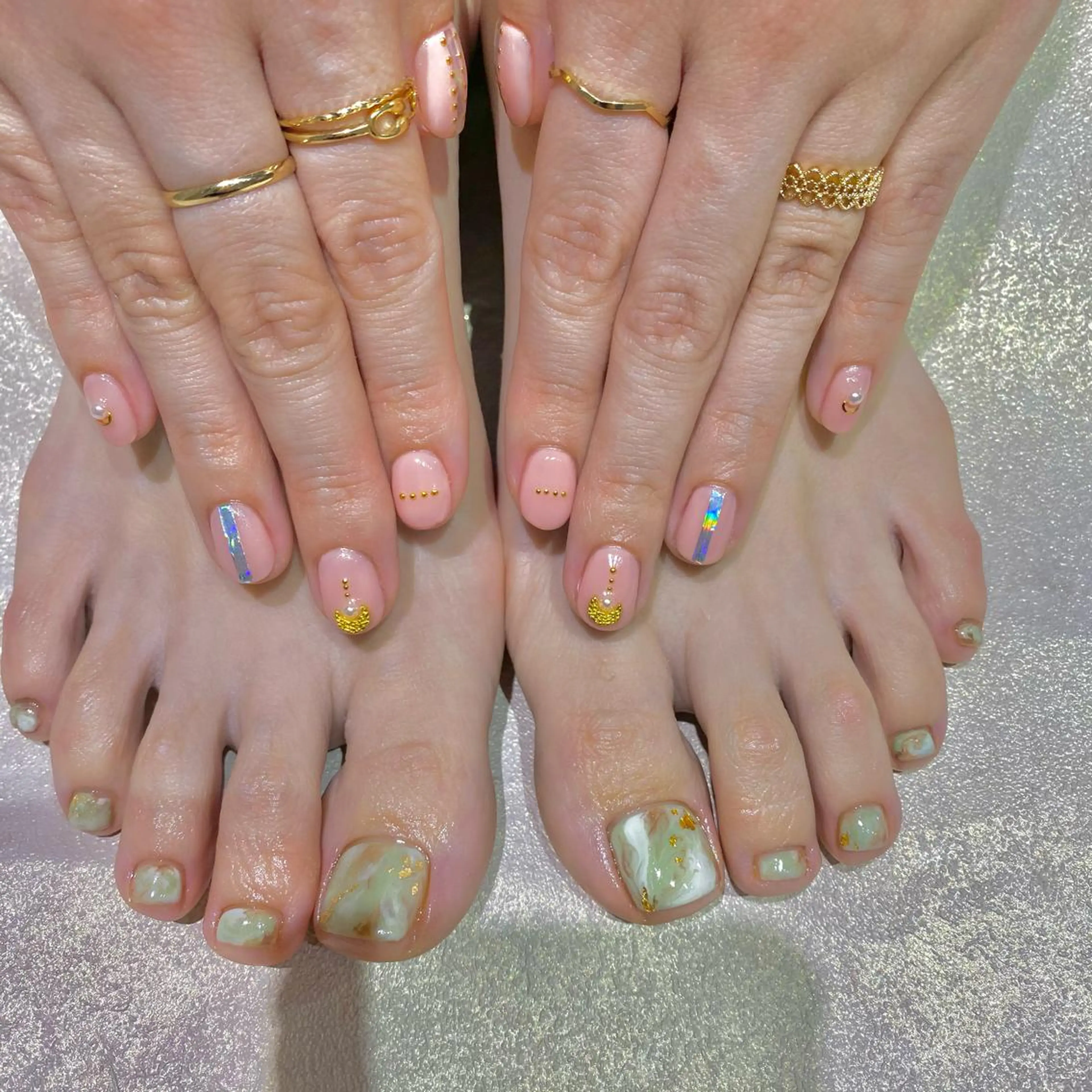 ネイル Amber21.所属・Nagahama Akariのネイルデザイン