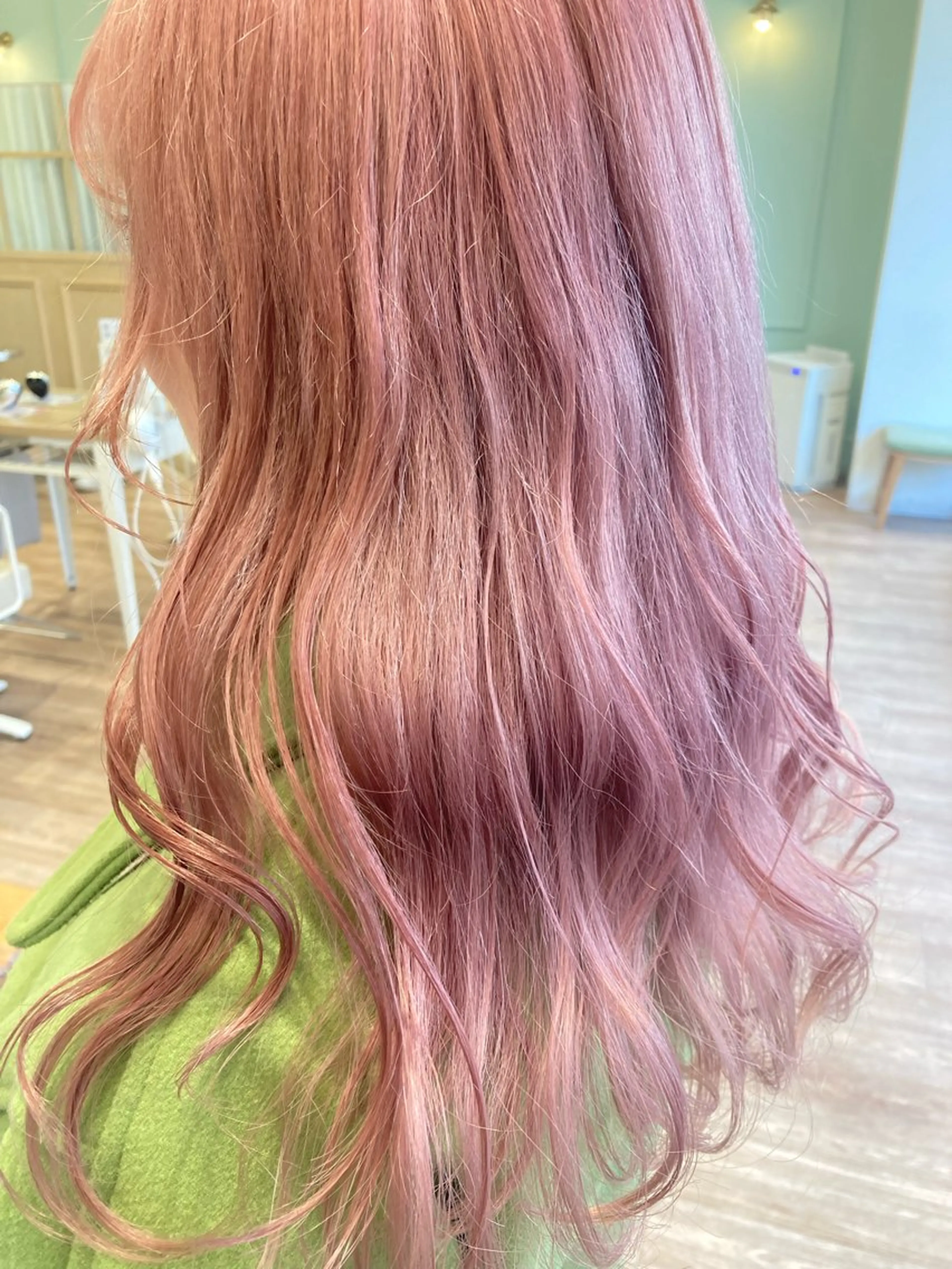 カラー ブリーチ ケアブリーチ ハイトーンカラー ピンクカラー ホワイトピンク ヘアカラー むらたみずき /大宮ブリーチカラーのヘアスタイル