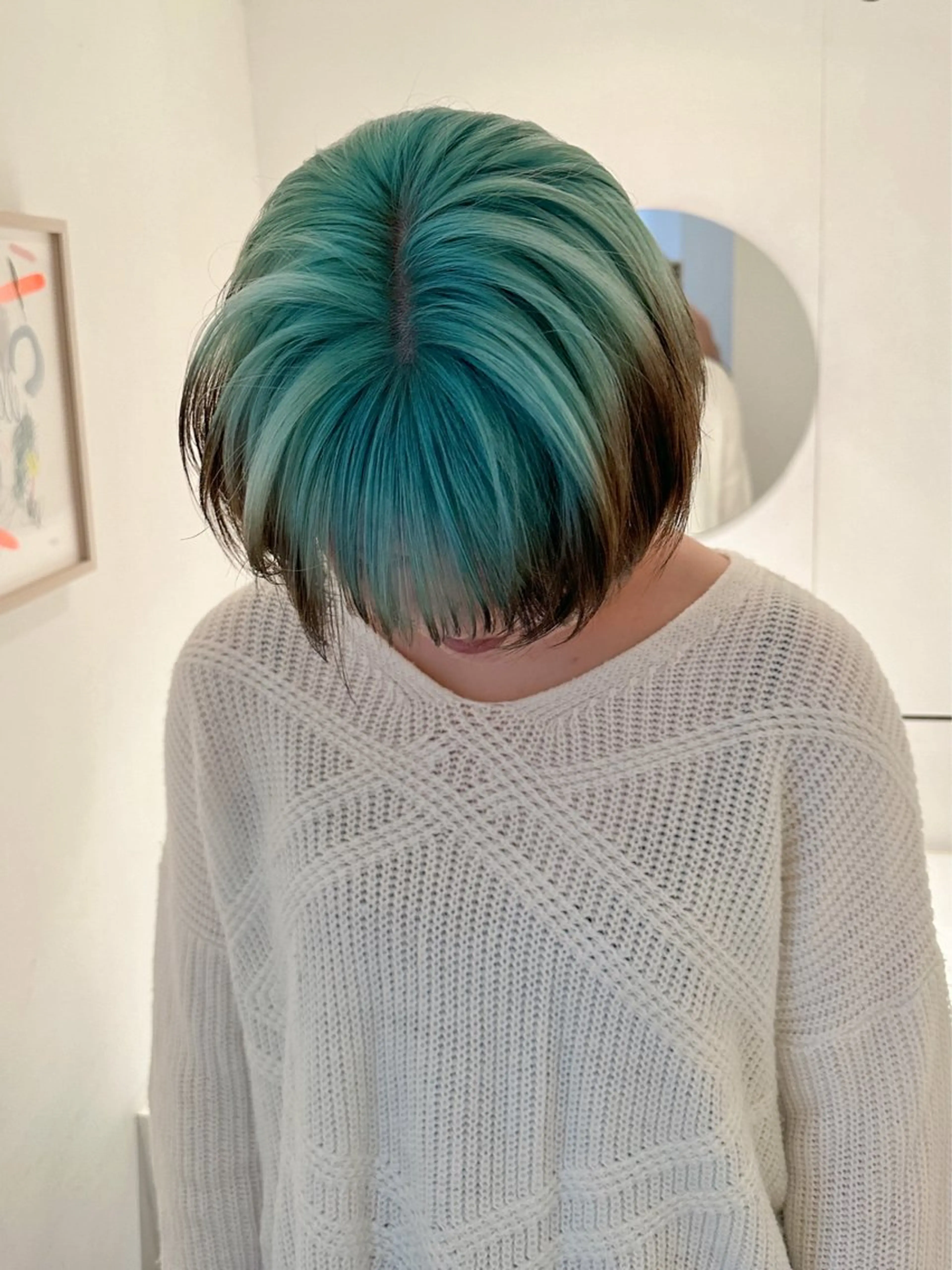 ショート カラー 磯　亜由香🌼 ブリーチ/ボブカットのヘアスタイル