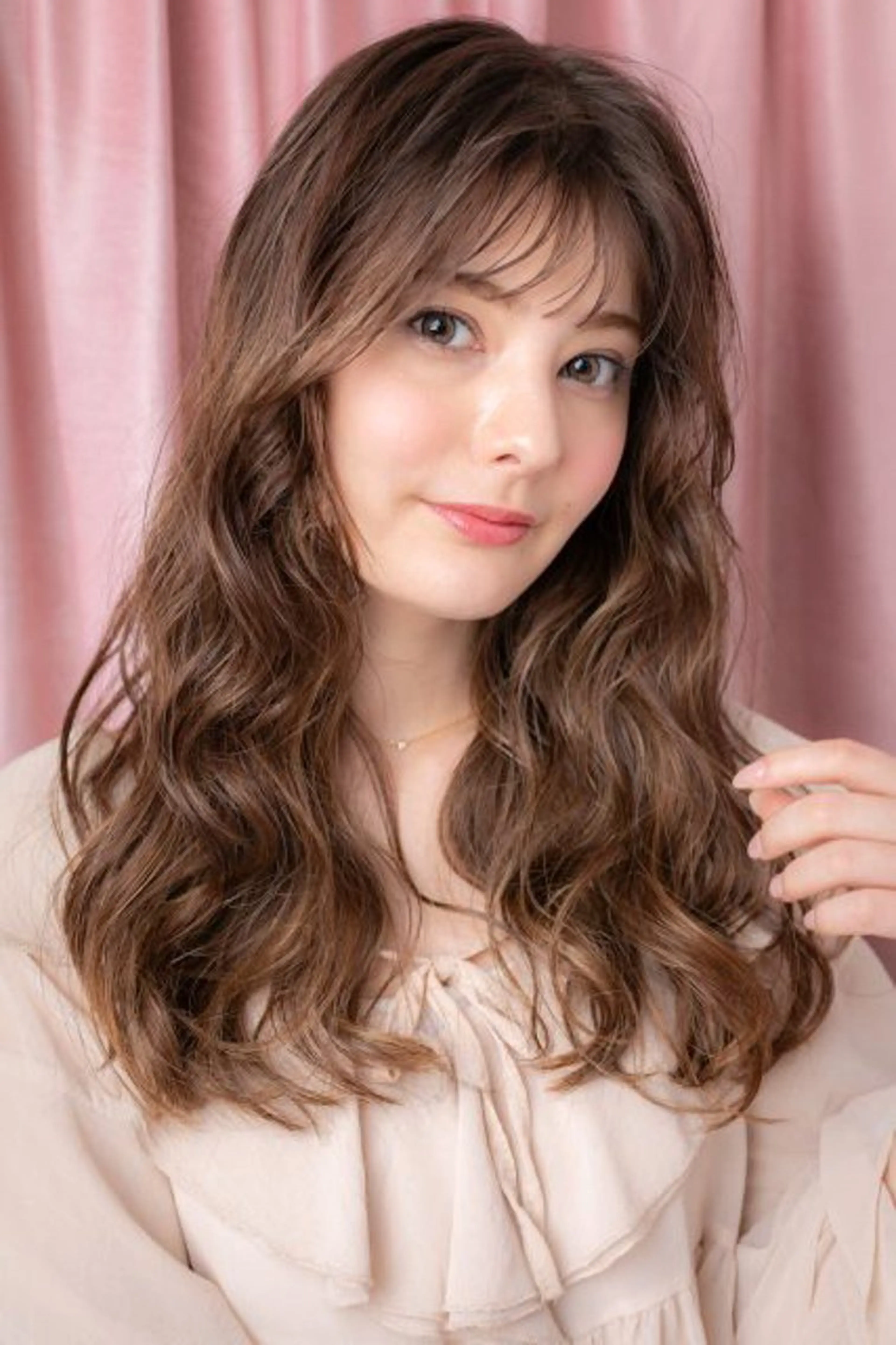 ロング カラー パーマ 似合わせスタイル🫧 木村夏暢のヘアスタイル