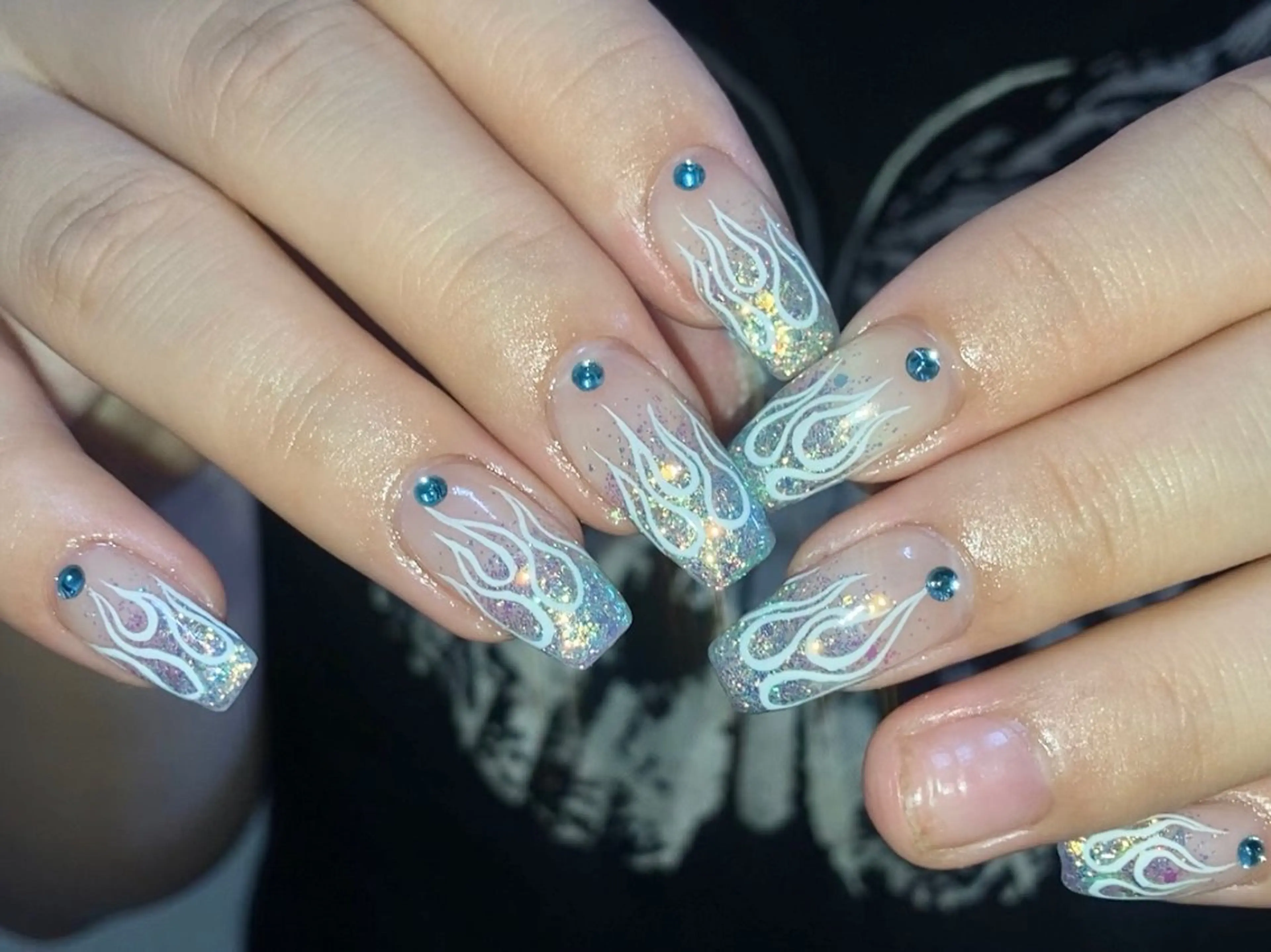 ネイル ハンドネイル フットネイル kana/モード ・グランジ໒꒱のネイルデザイン