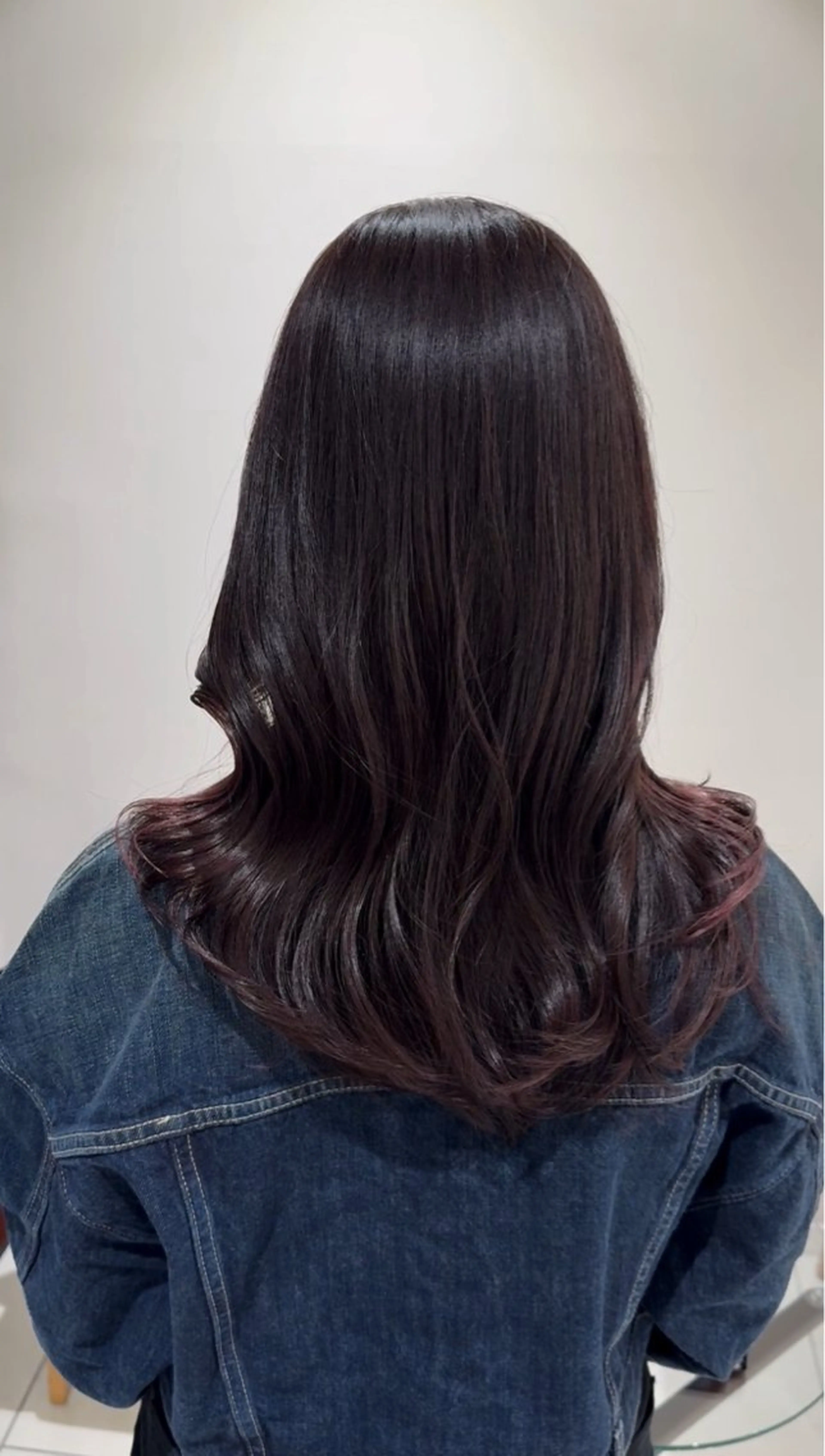 ロング カラー 💖大人韓国ヘア💖 韓国艶カラー【銀座】のヘアスタイル