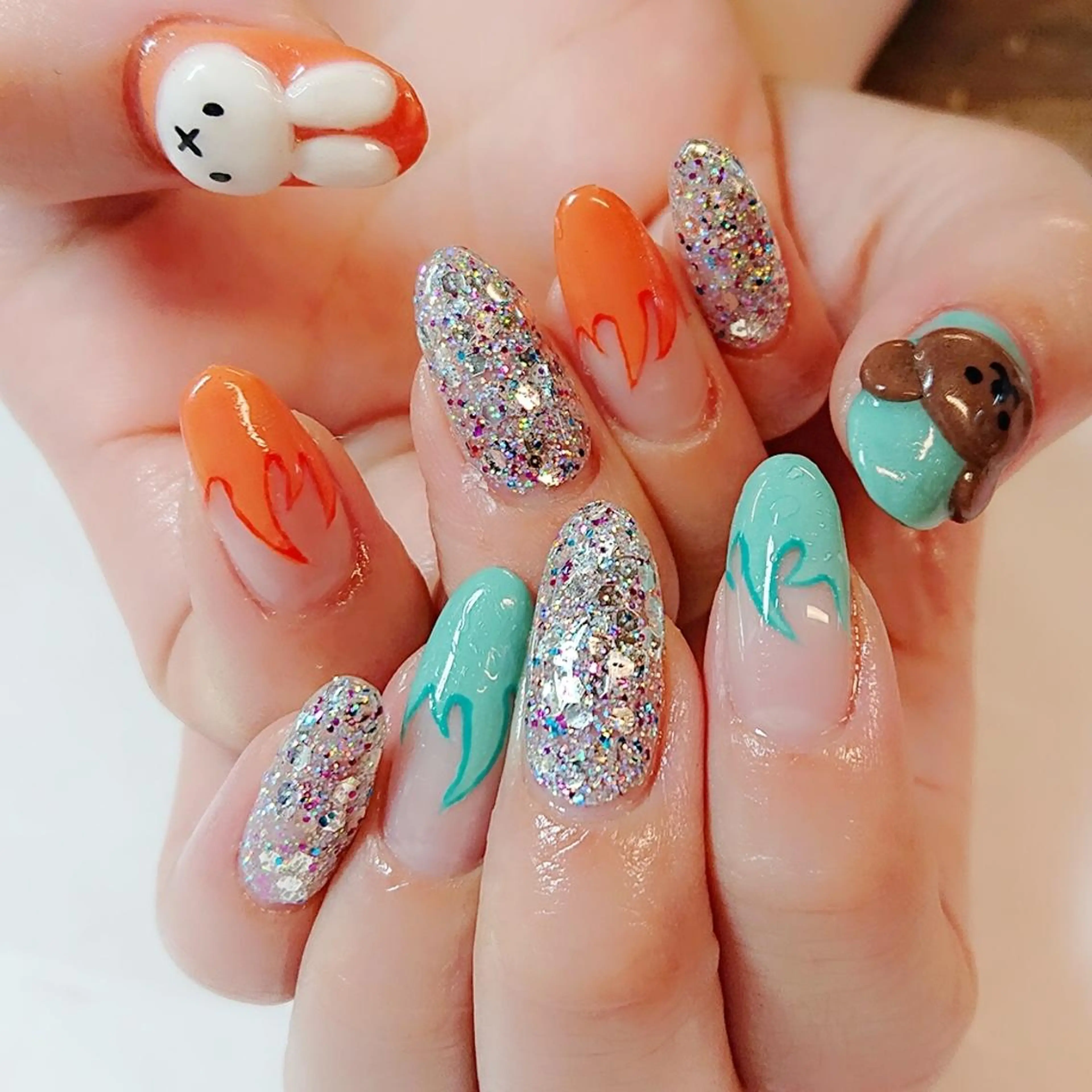 ネイル アートネイル ジェルネイル スカルプネイル ソフトジェル Coco Girlsのネイルデザイン