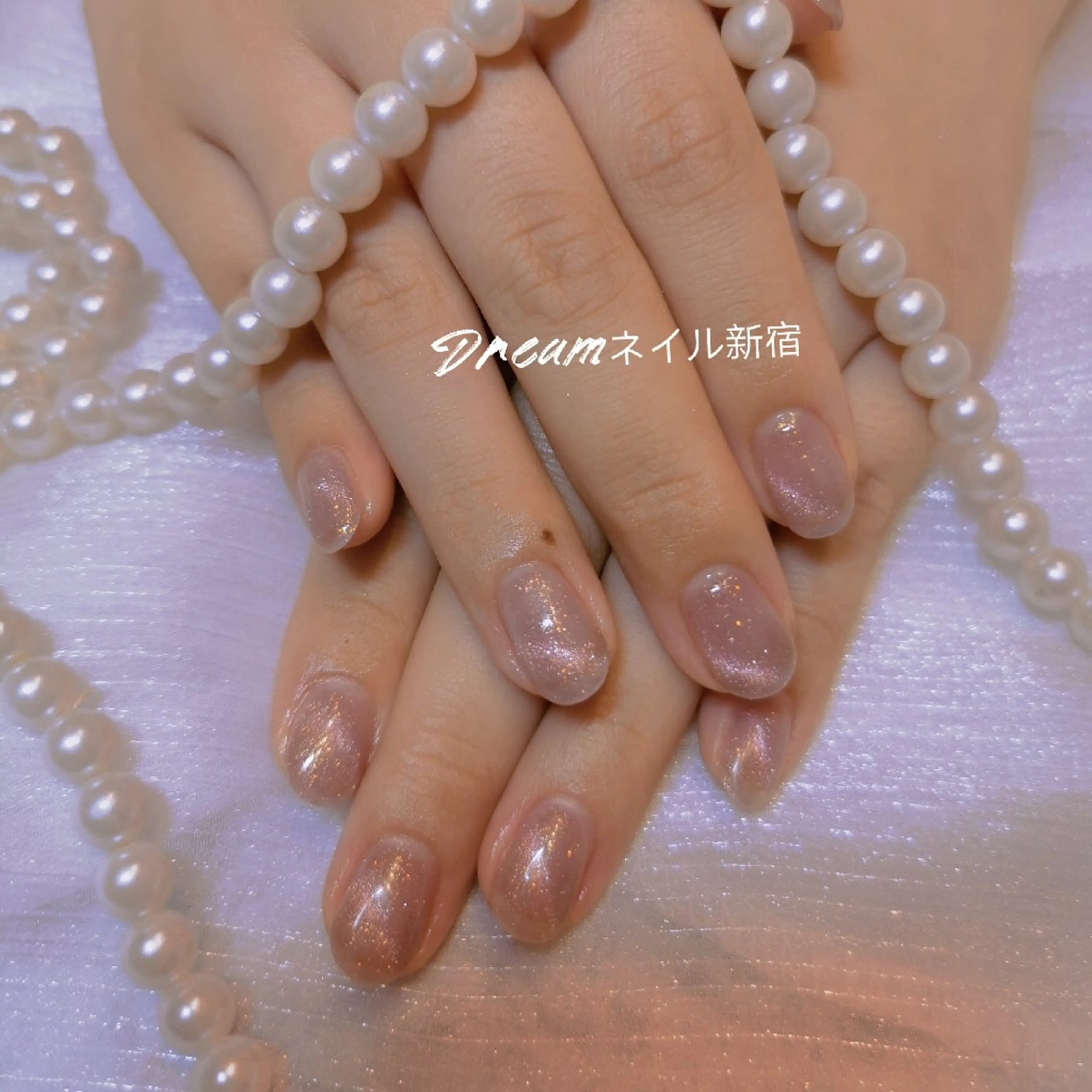 ネイル ハンドネイル ネイリストゆか💅 長さだし、深爪矯正のネイルデザイン