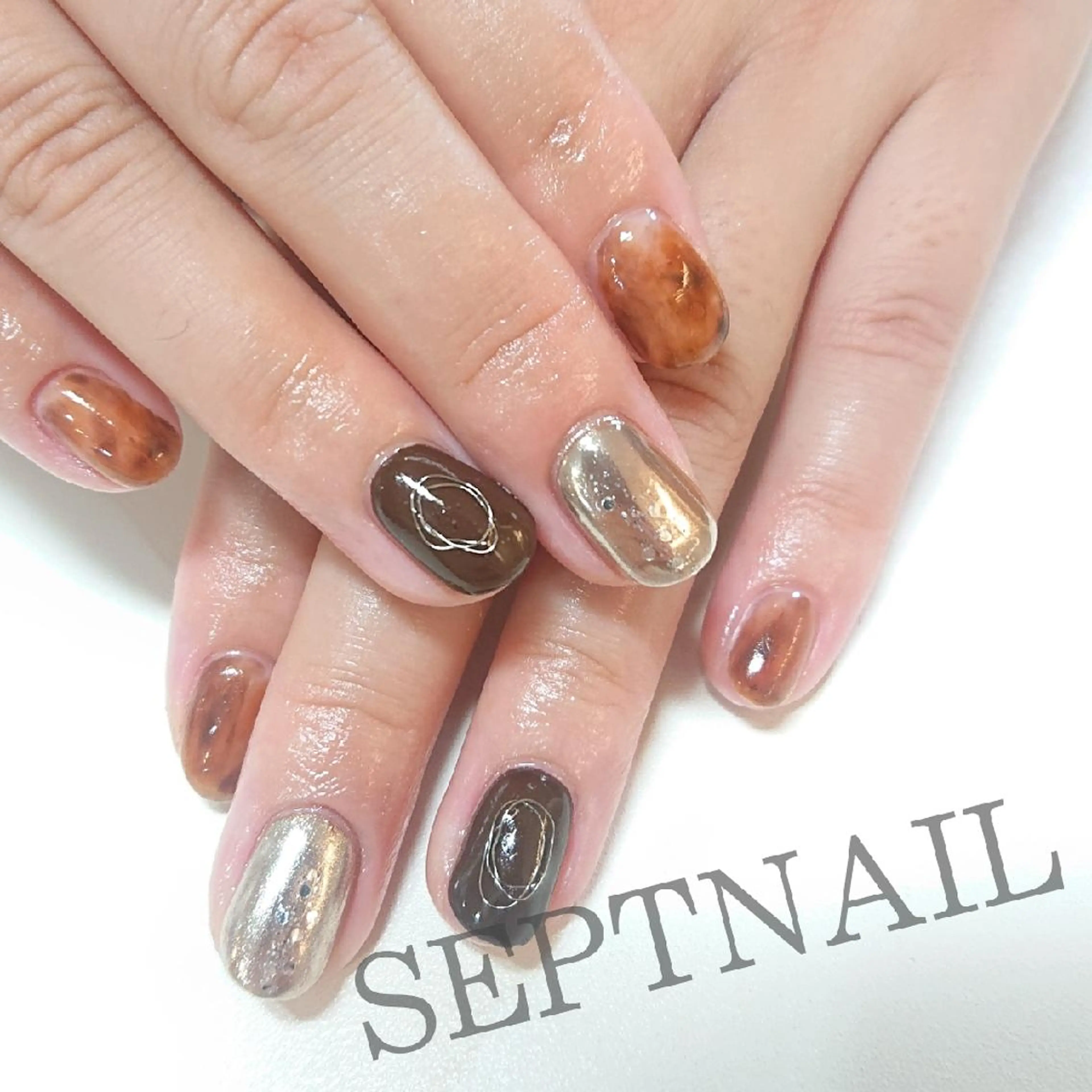 ネイル SEPTNAIL 中澤のネイルデザイン