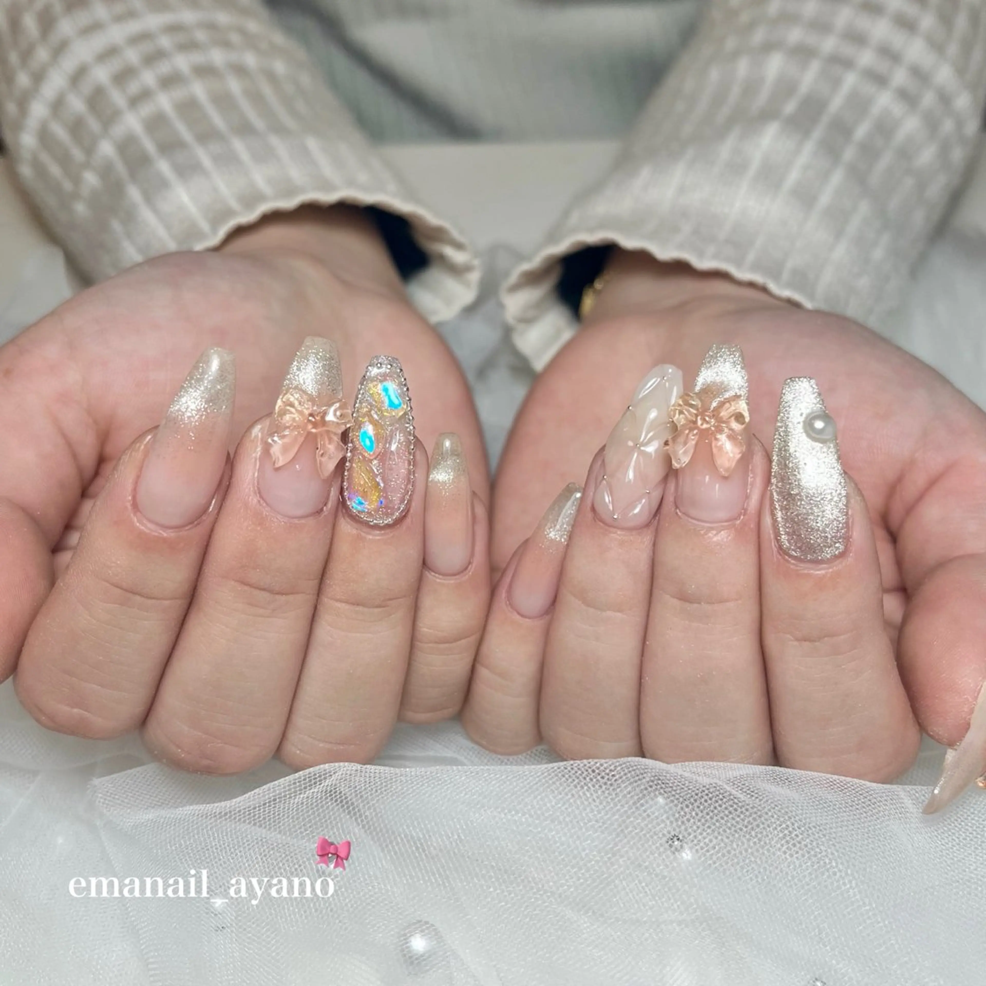 ネイル ハンドネイル Ema nail 枚方店所属・EmaNail枚方店 AYANO🎀💞のネイルデザイン