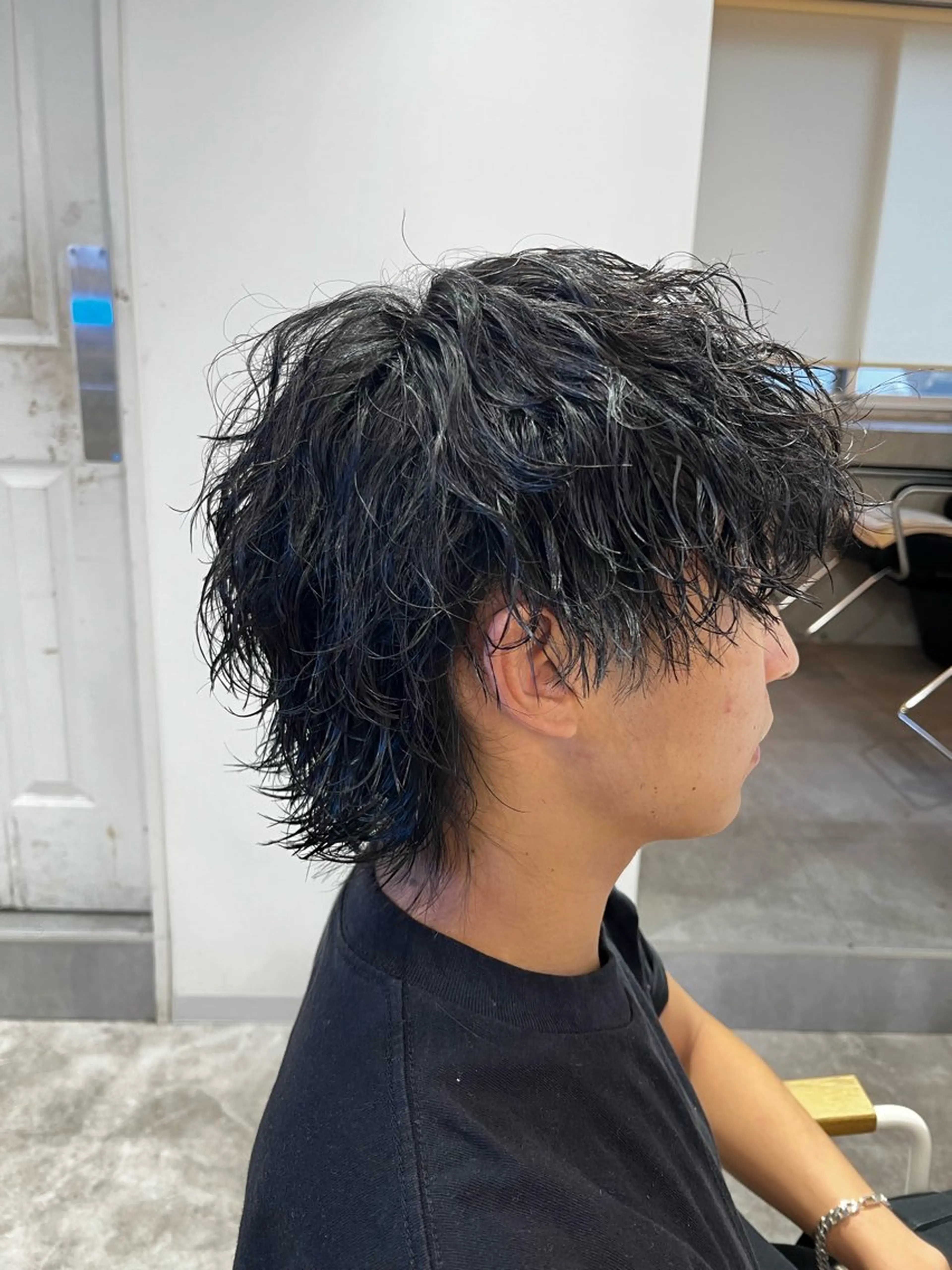 🉐メンズ　No.3❗️波巻きパーマ&カットの写真