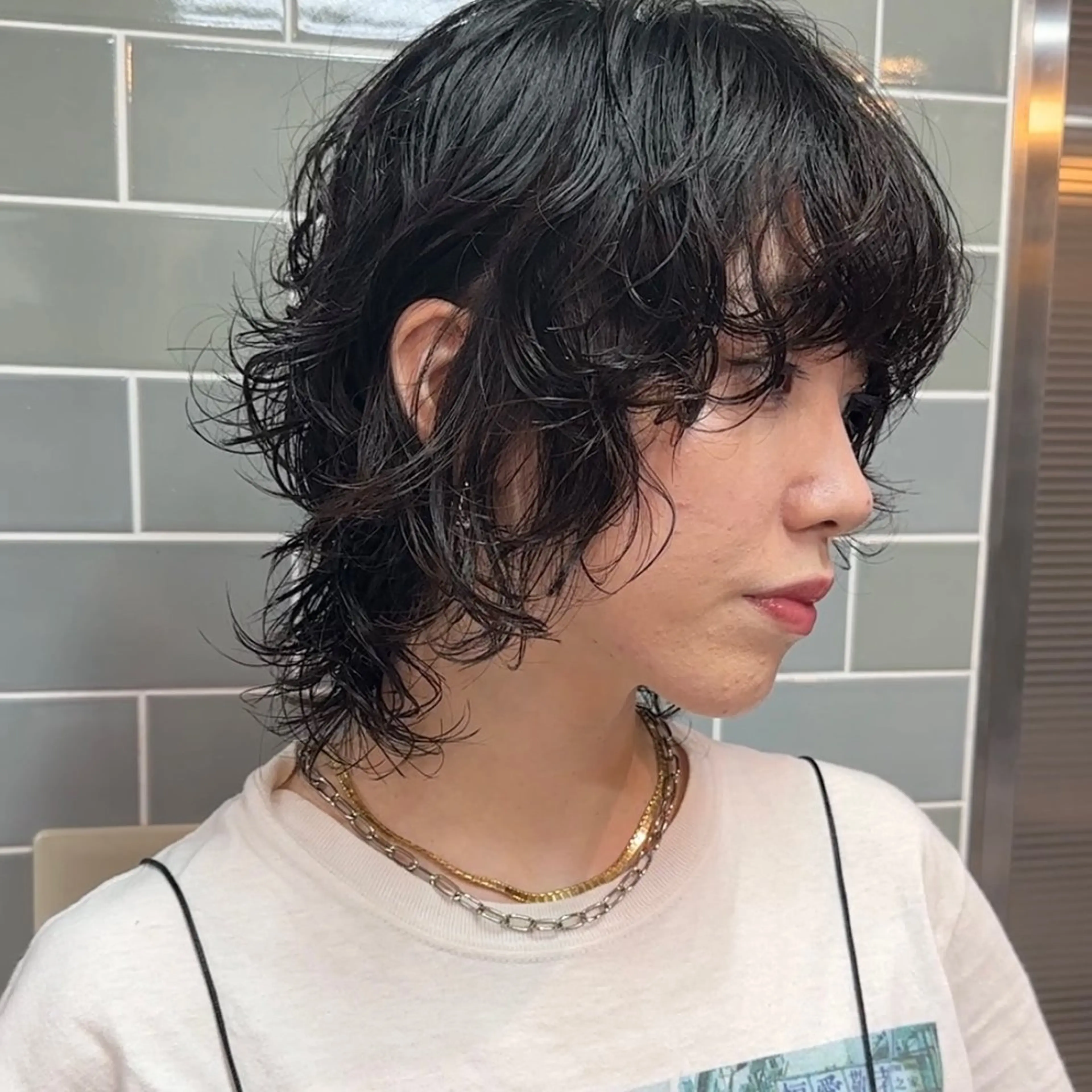 ショート パーマ ウルフカット FBeauty 青山店所属・パーマ特化美容師 表参道のヘアスタイル