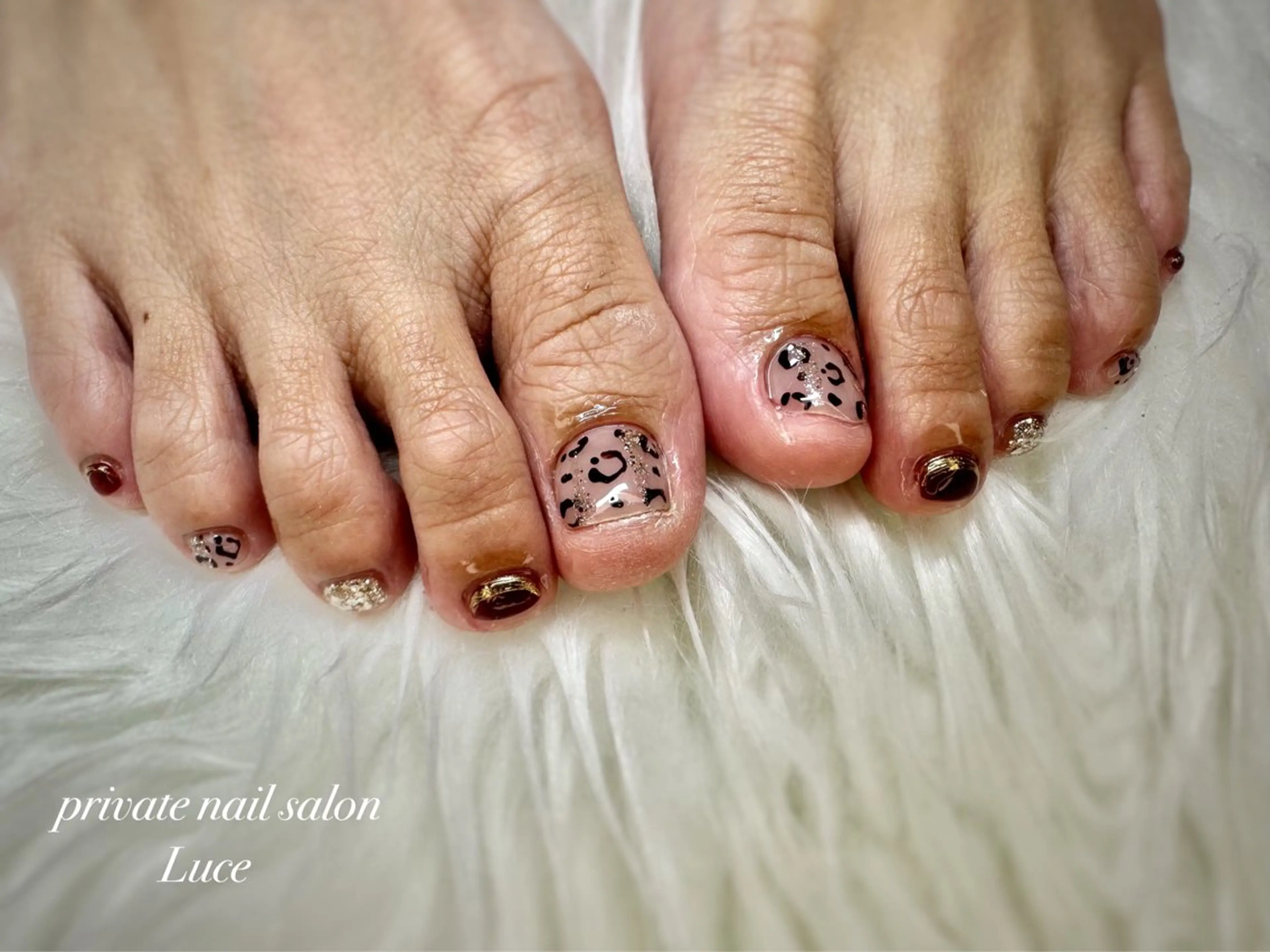 ネイル フットネイル nailsalon Luce🕊️のネイルデザイン