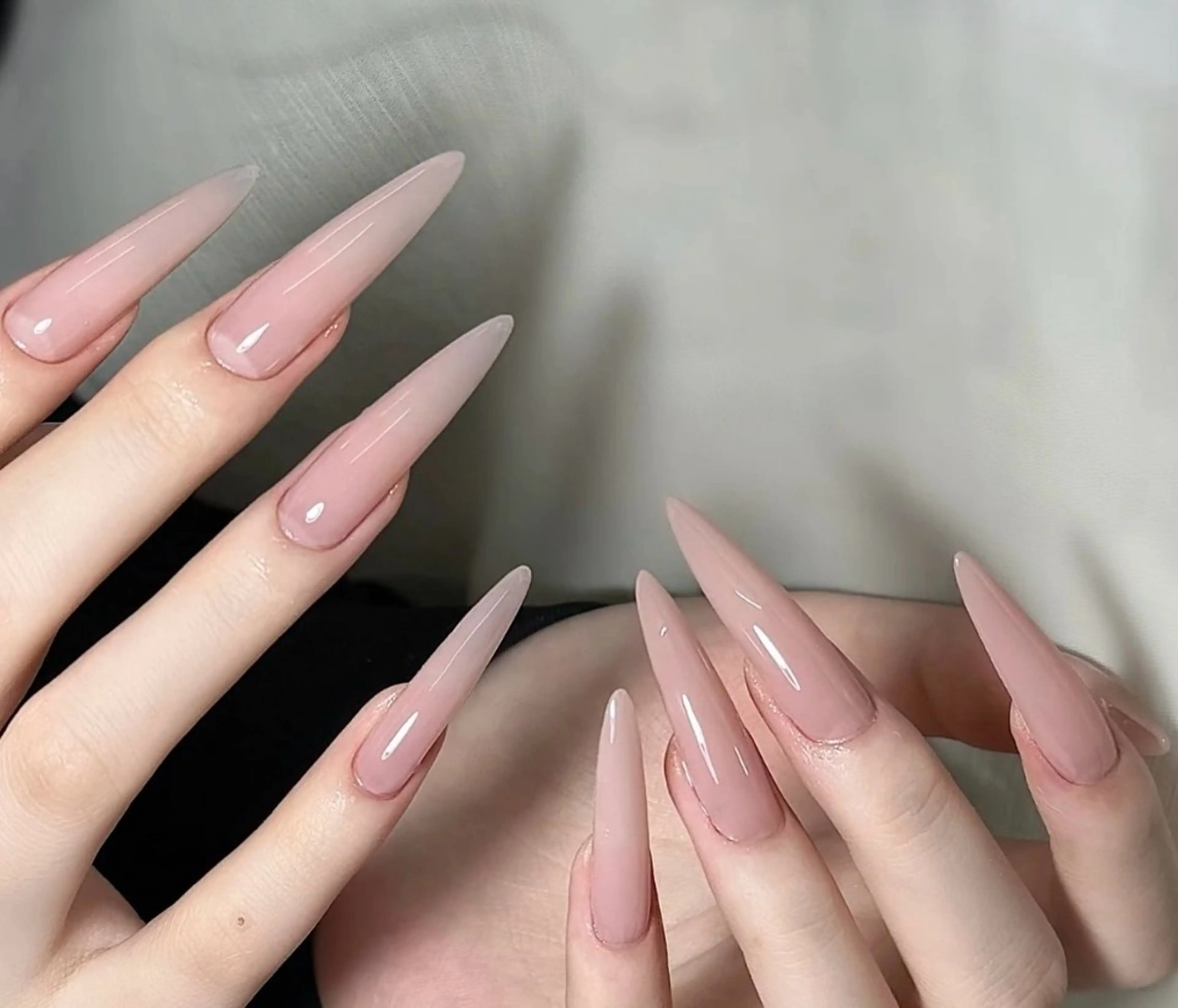 【Hand★】チップ長さ出し10本ワンカラーの写真