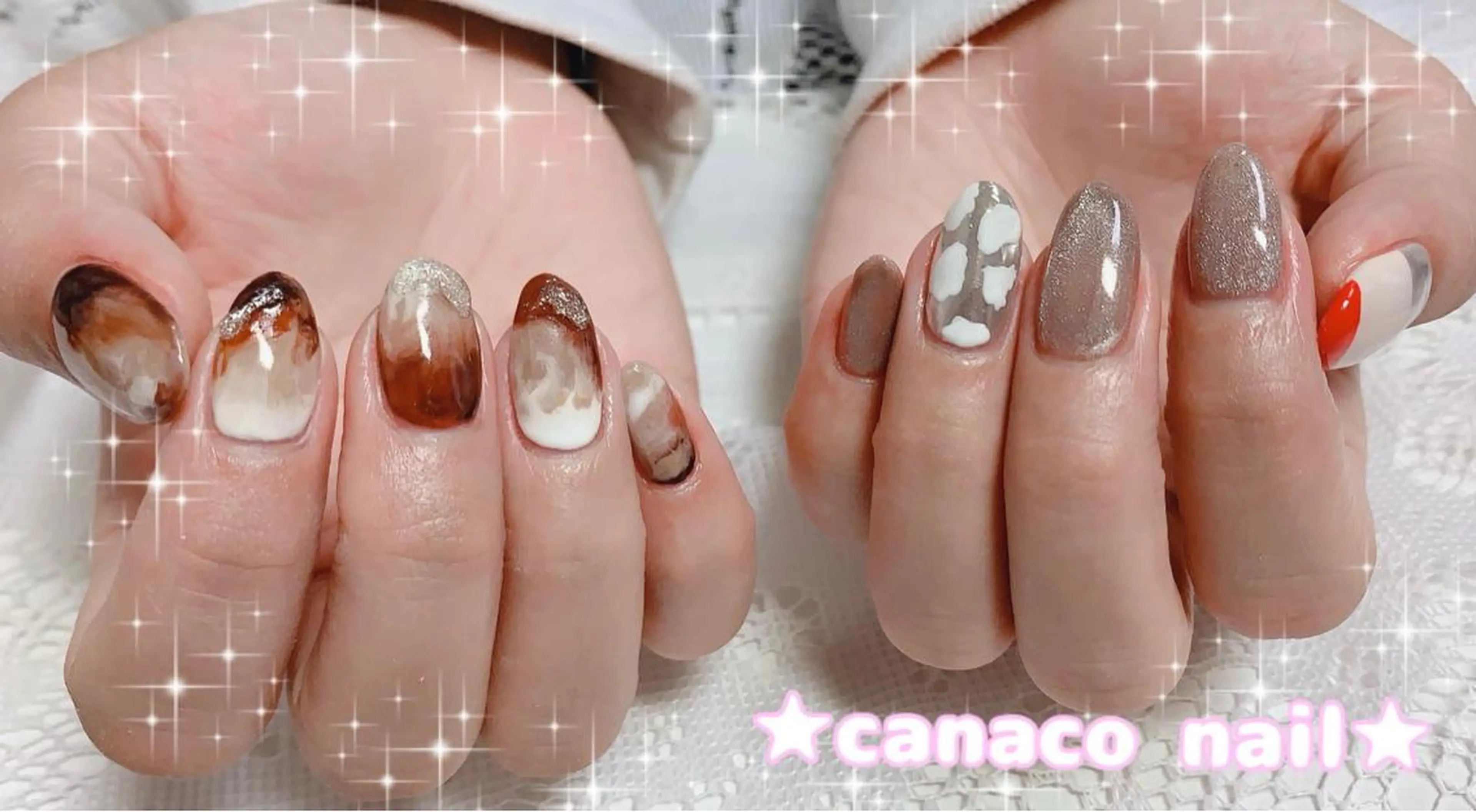 ネイル アートネイル ジェルネイル マグネットネイル ミラーネイル ニュアンスネイル Felice所属・ベテランネイル cnc  nailのネイルデザイン