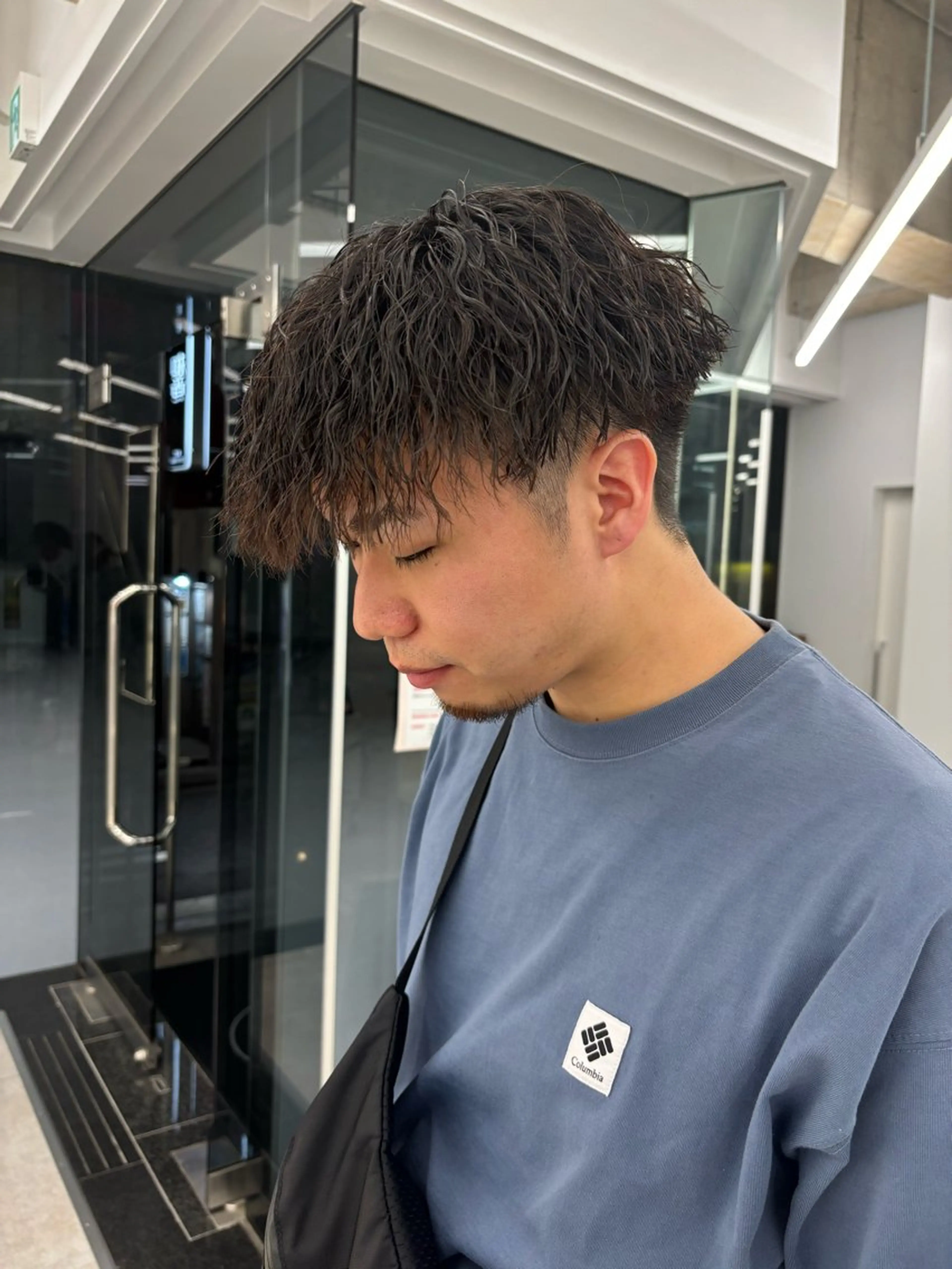 ショート カラー パーマ メンズ 森龍馬 メンズ専門美容師のヘアスタイル